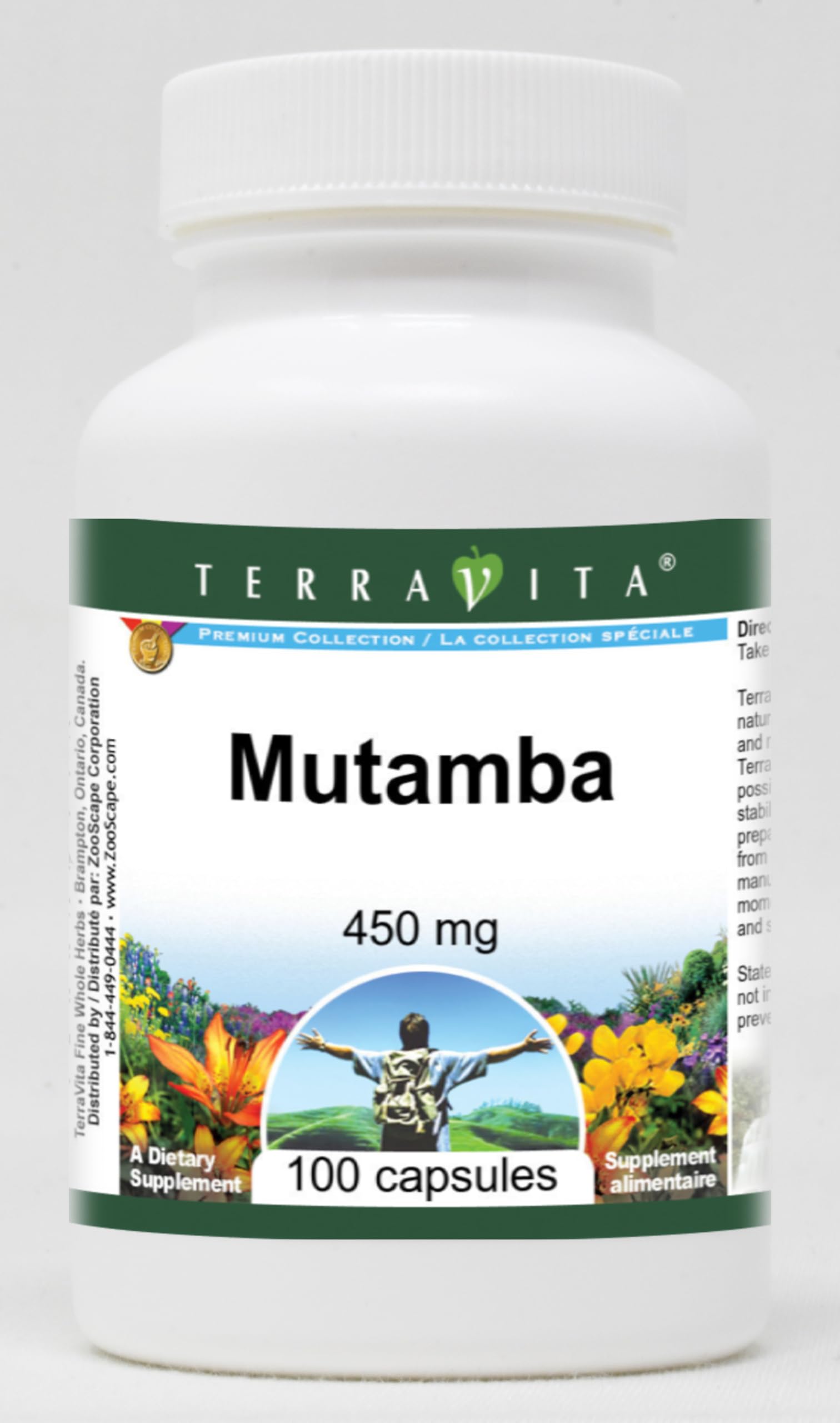 Terravita Mutamba 450 mg Capsule, 100 Count