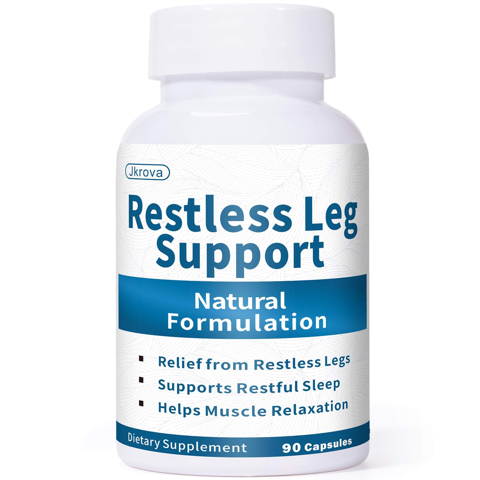 Jkrova Restless Legs Syndrome Relief Capsules, 90 Count