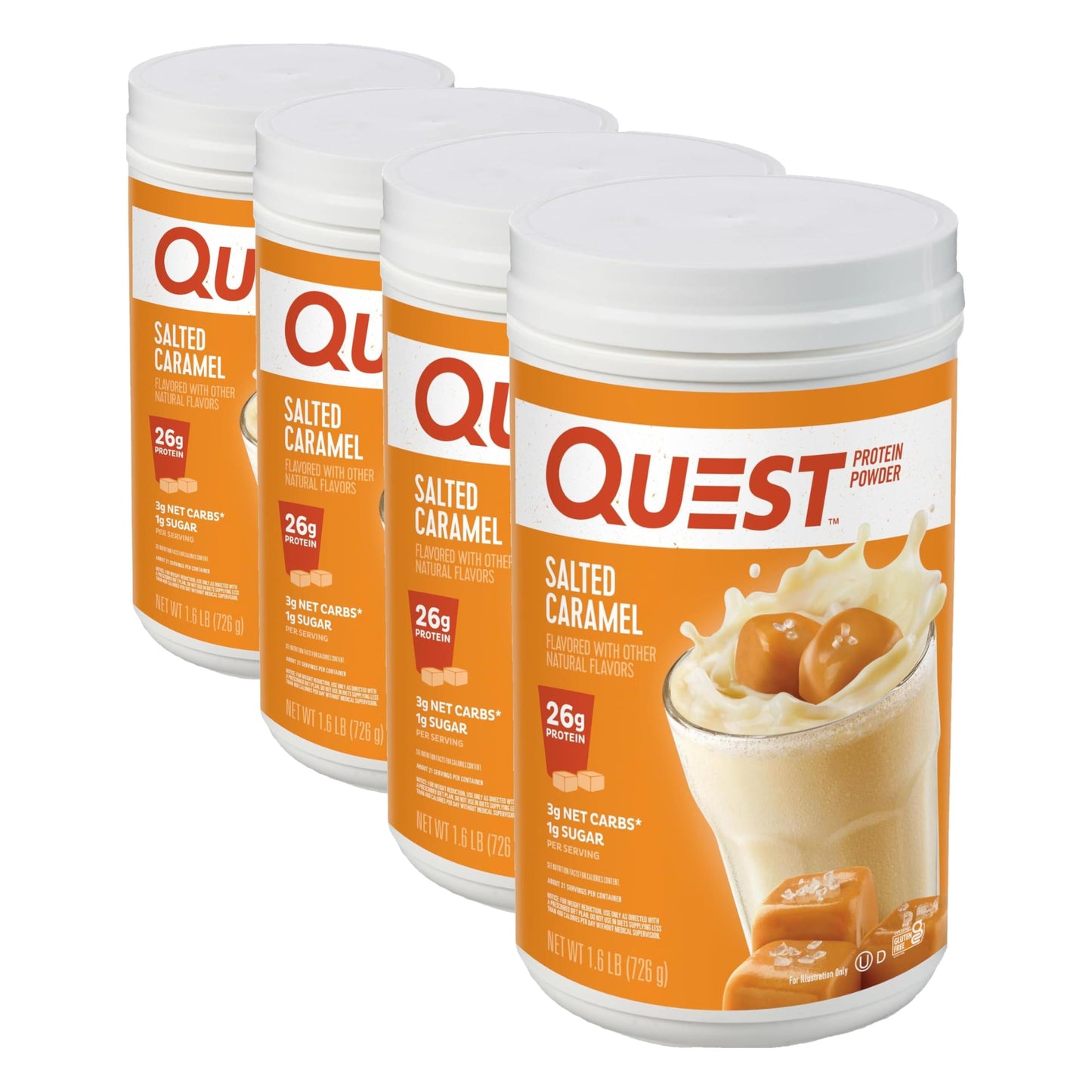 Quest Salted Caramel Protein Powder, 102.4 oz