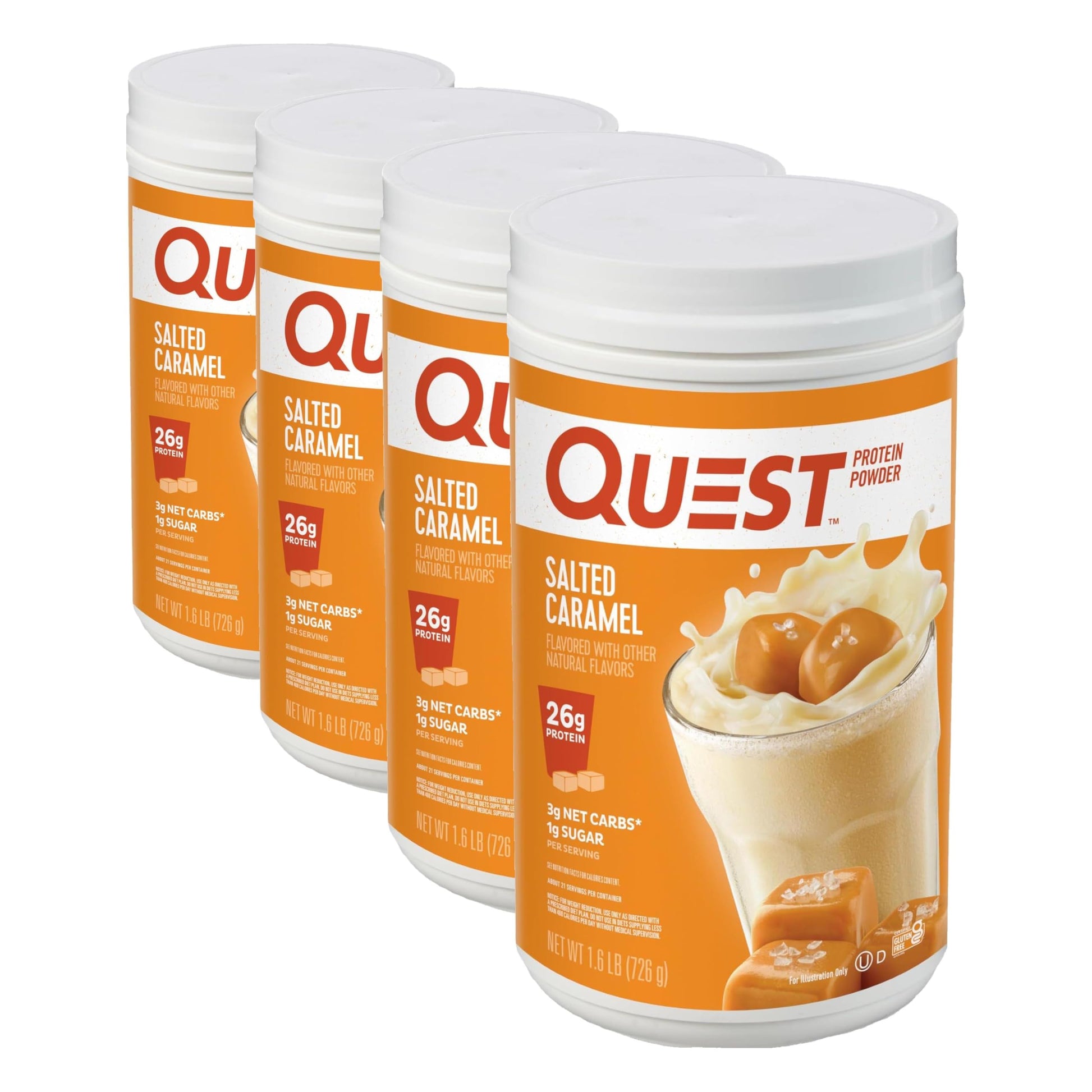 Quest Salted Caramel Protein Powder, 102.4 oz