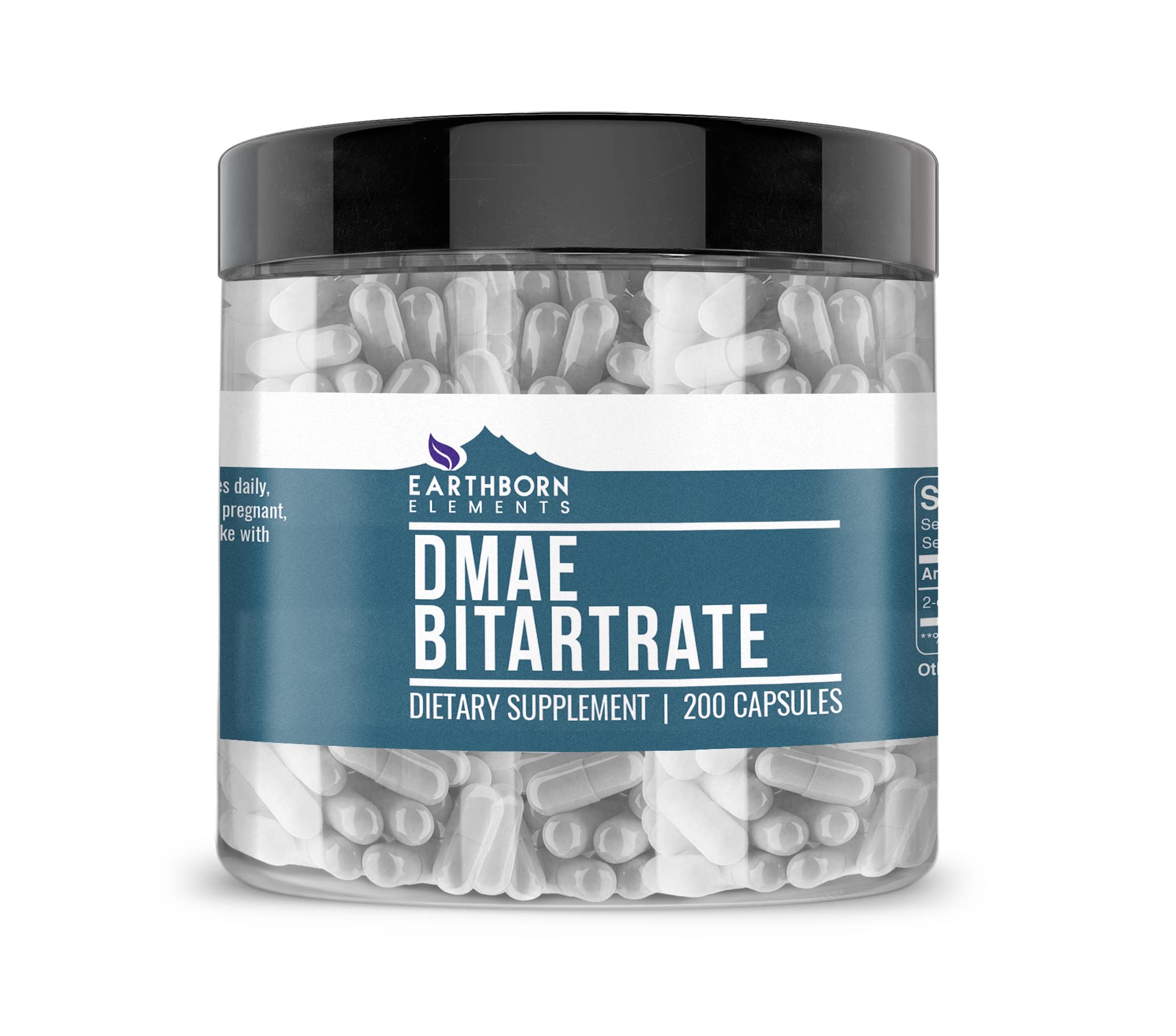 Earthborn Elements DMAE Bitartrate Capsules 200