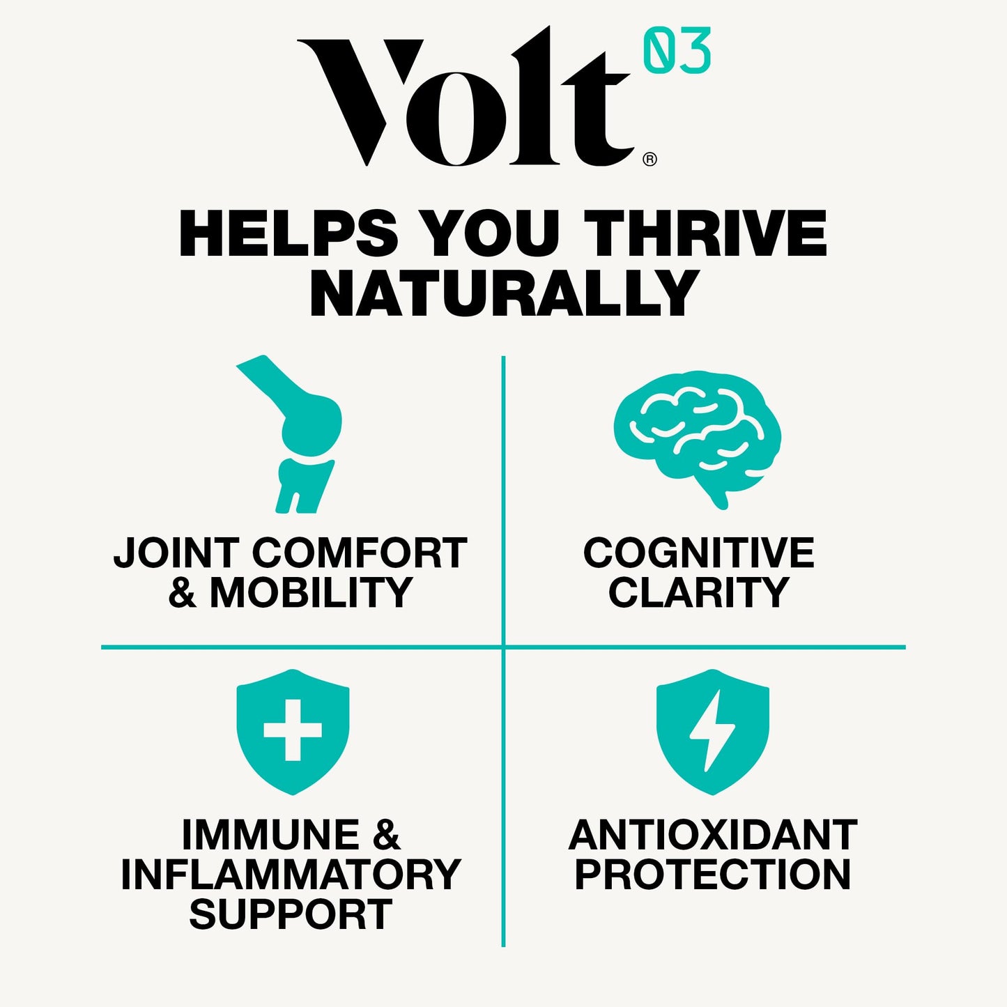 Volt03 Organic Turmeric Curcumin Capsules, 400mg Curcumin Complex, 60 Capsules