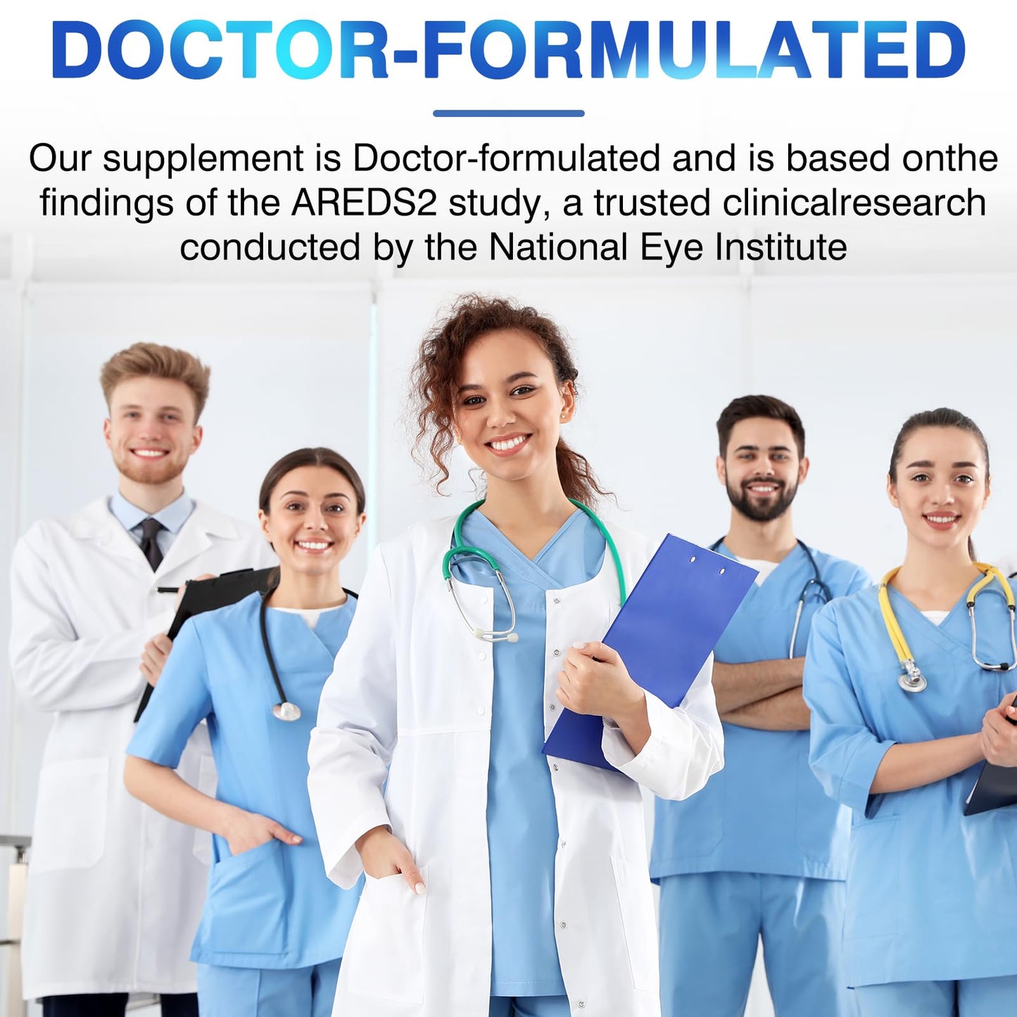 FIDERNIC AREDS 2 Eye Vitamin & Mineral Supplement Softgels, 150 Count