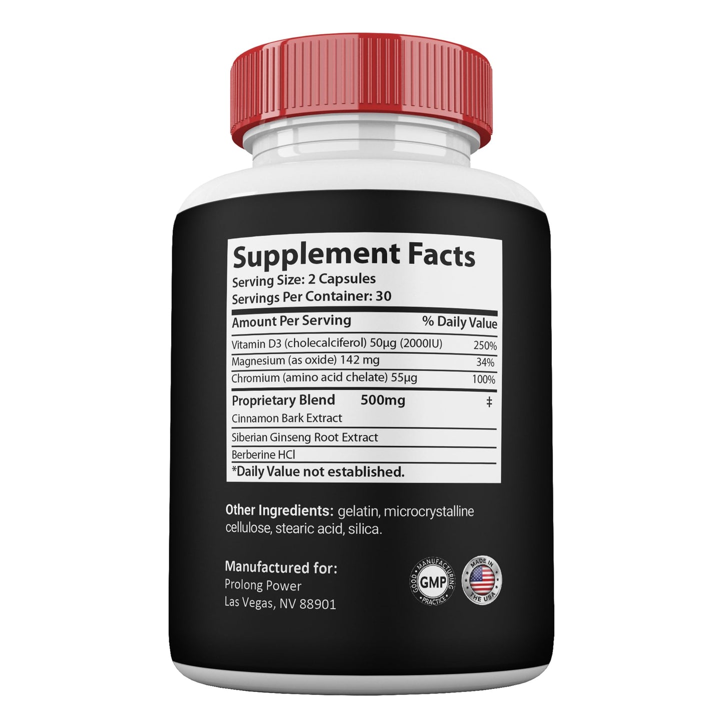 Shark Labs Prolong Power Premium Formula Capsules, 60 Capsules