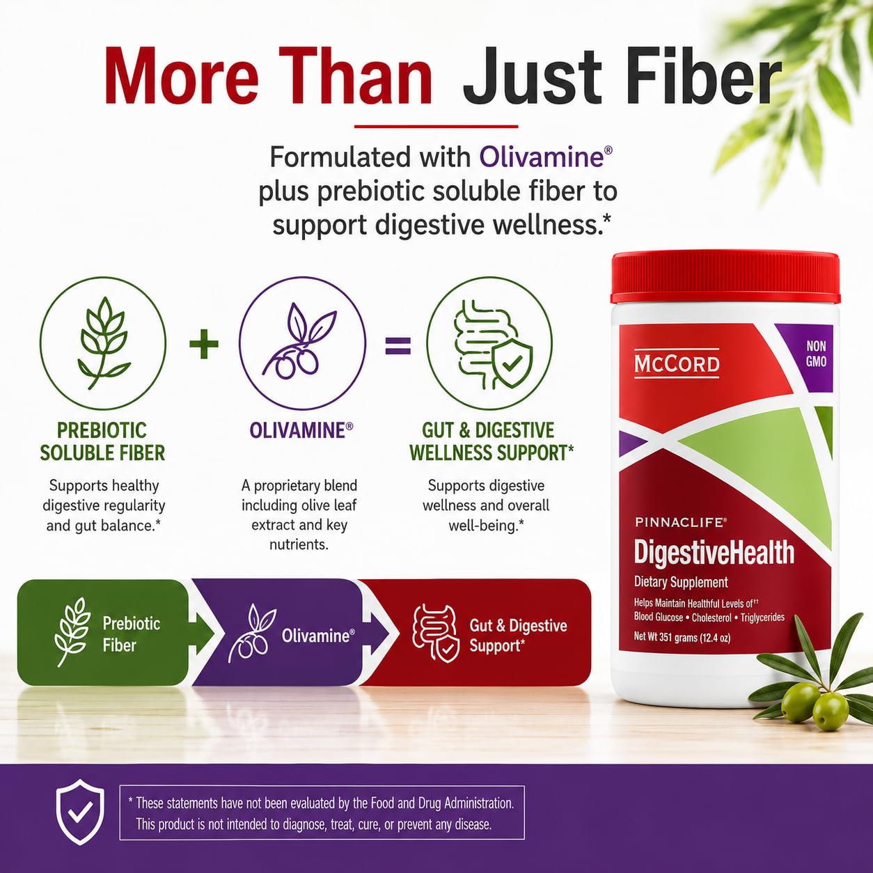 Pinnaclife DigestiveHealth Prebiotic Fiber Boost Powder 0.385 Ounce