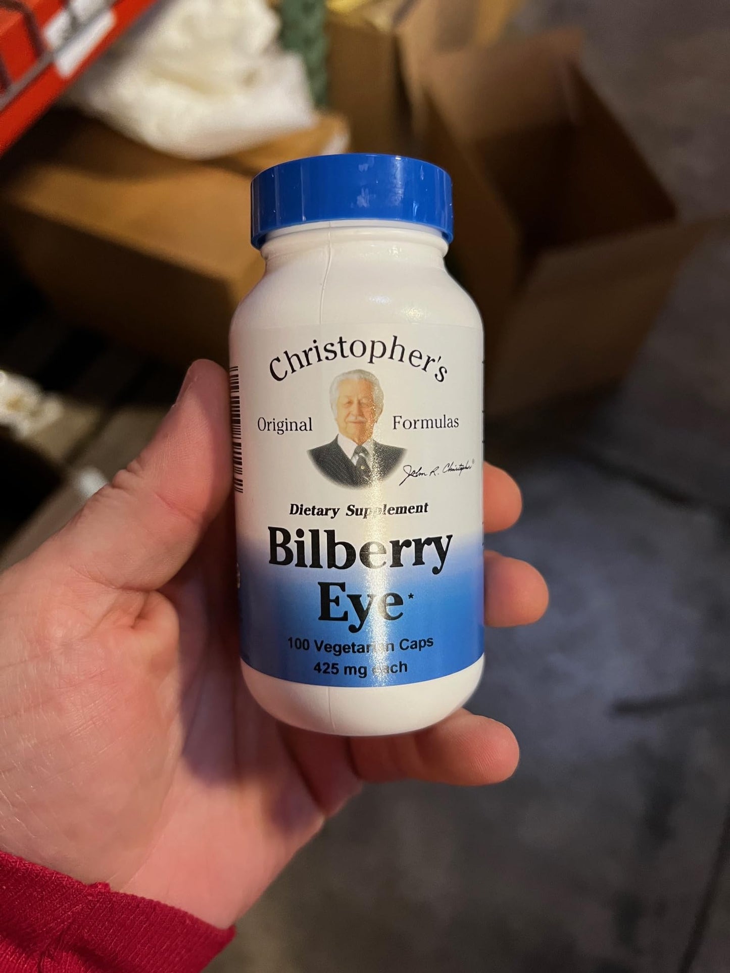 Christopher's Original Formulas Bilberry Eye Formula Capsules 1 Count