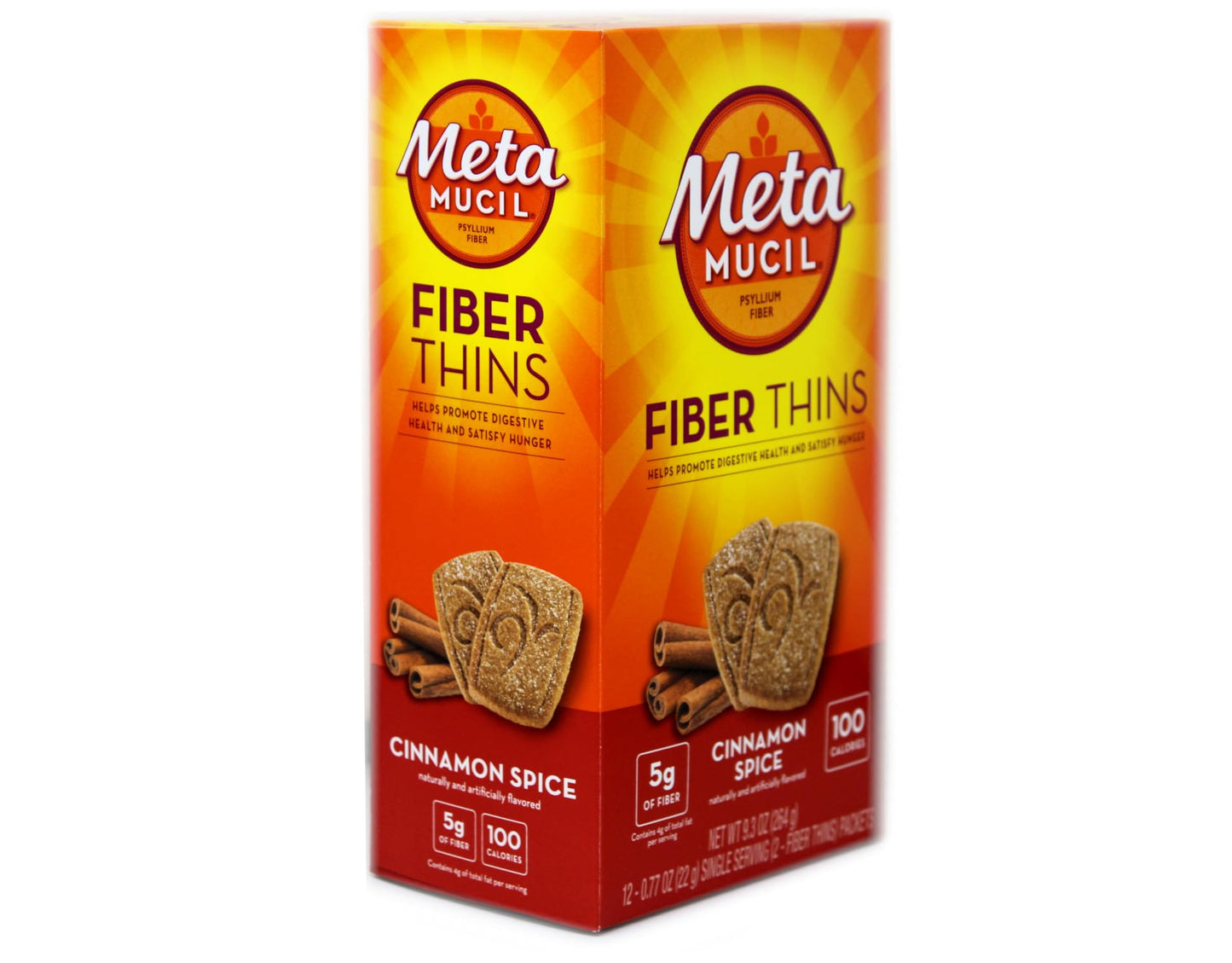 Metamucil Fiber Thins Cinnamon Spice Capsule, Pack of 36