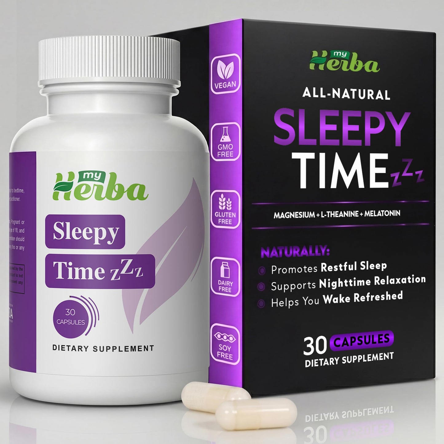 MyHerba Sleepy Time ZzZ Supplement Capsule 30 Capsules