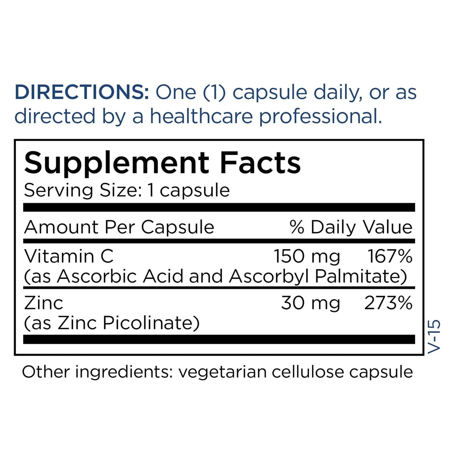 Metabolic Maintenance Zinc Picolinate Capsules, 100 Capsules