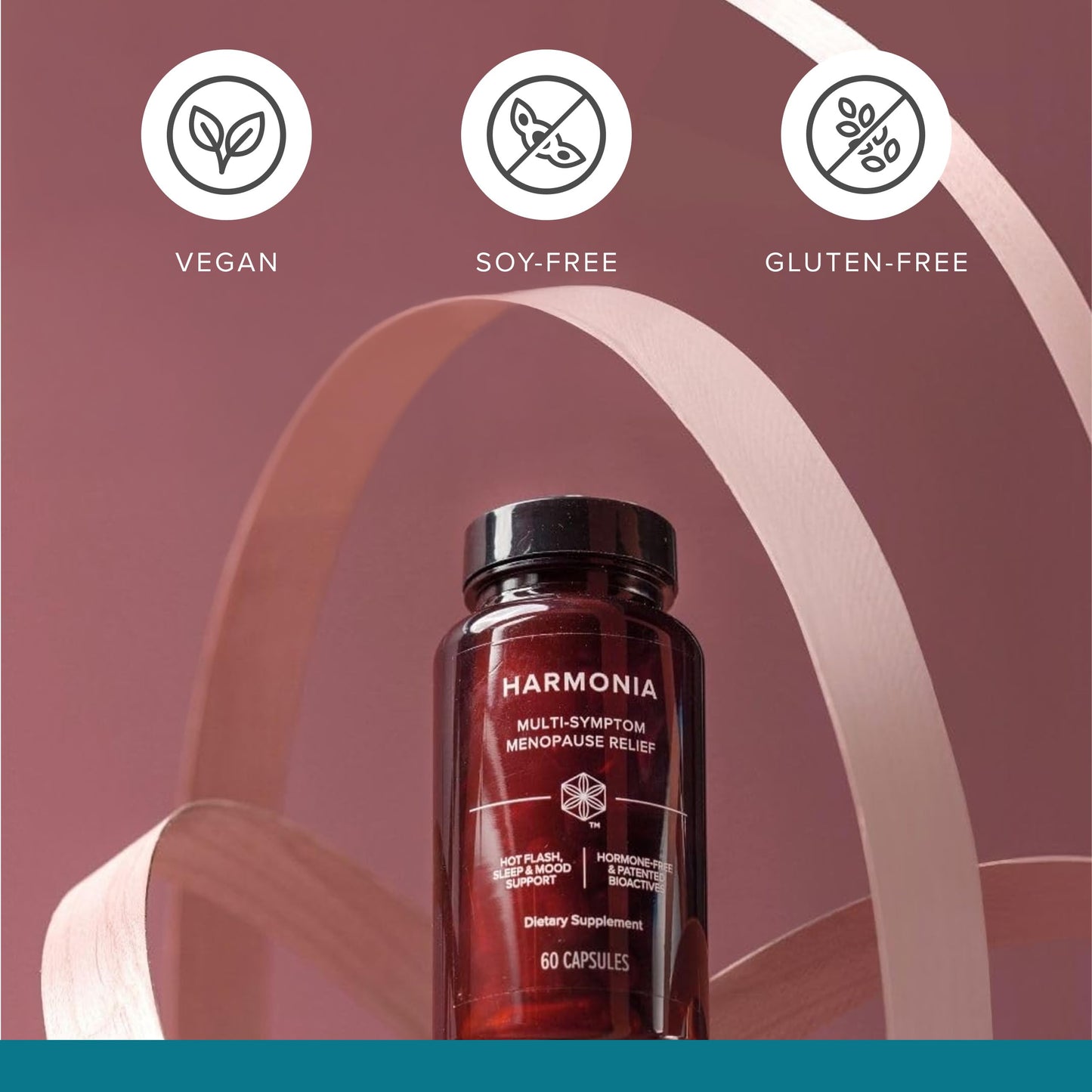 Isagenix Harmonia Hormone-Free, Multi-Sympton Menopause Support, 60 Capsules
