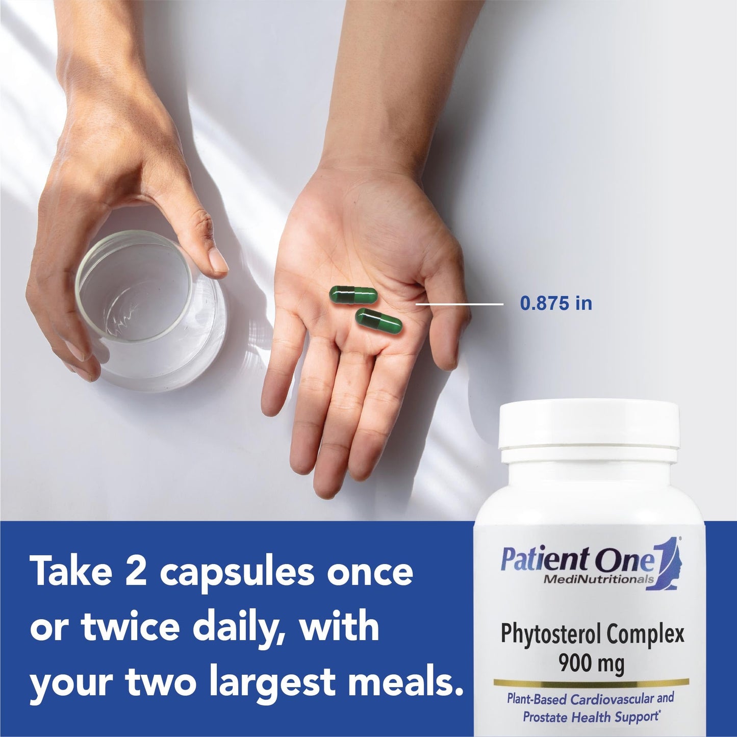 Patient One Phytosterol Complex 900 mg Plant Sterol Supplement Capsule 90 Capsules