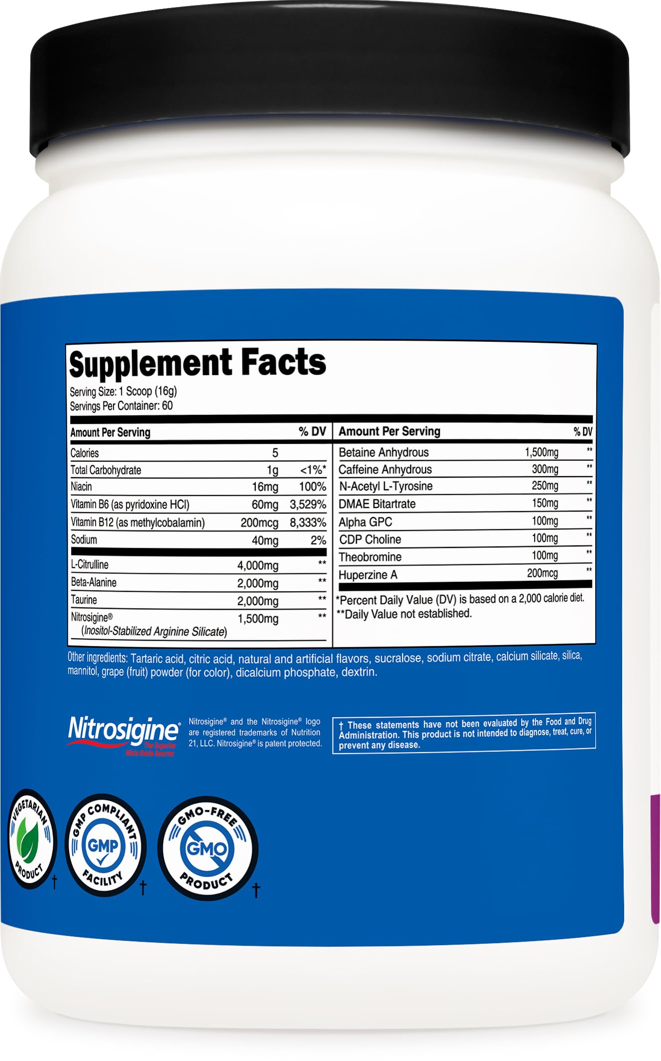 Nutricost Pre-X Xtreme Pre-Workout Complex Powder 34.9 Ounces