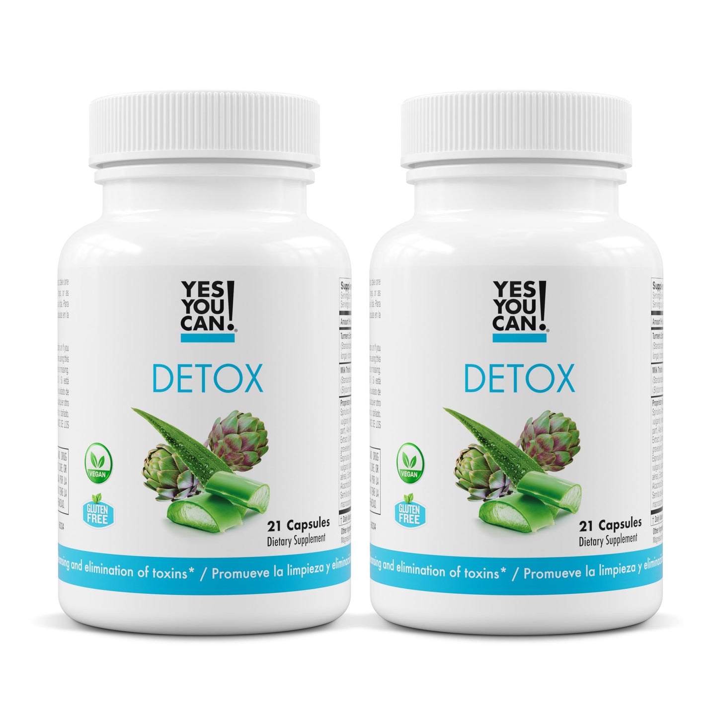 Yes You Can! Natural Detox Pills - Diuretic Cleanse with Electrolytes & Vitamins - Helps with Water Retention - Gluten-Free, 42 Capsules