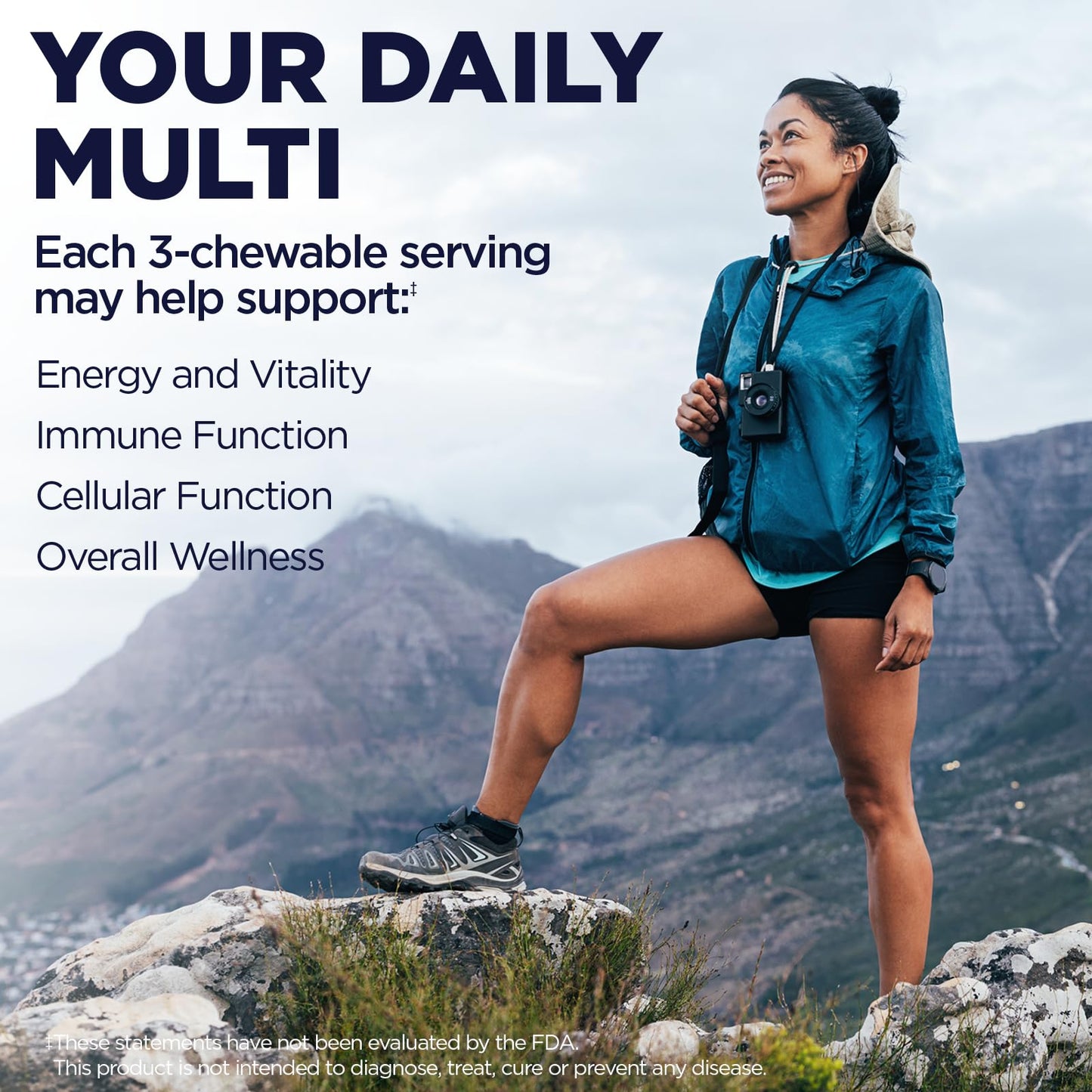 KAL Enhanced Energy Multivitamin with Iron, 60 Tablets