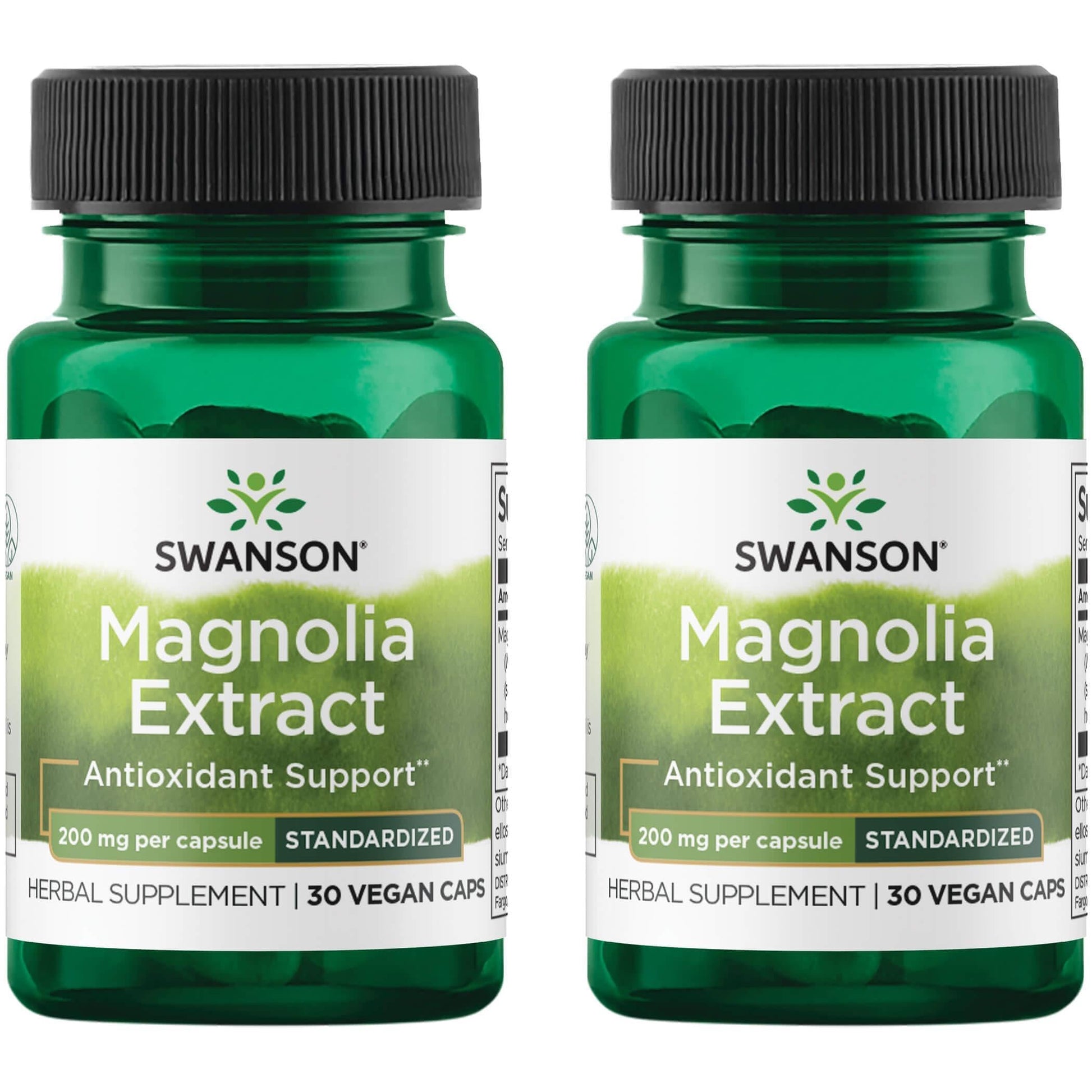Swanson Magnolia Bark Herbal Supplement Capsules, 60 Capsules