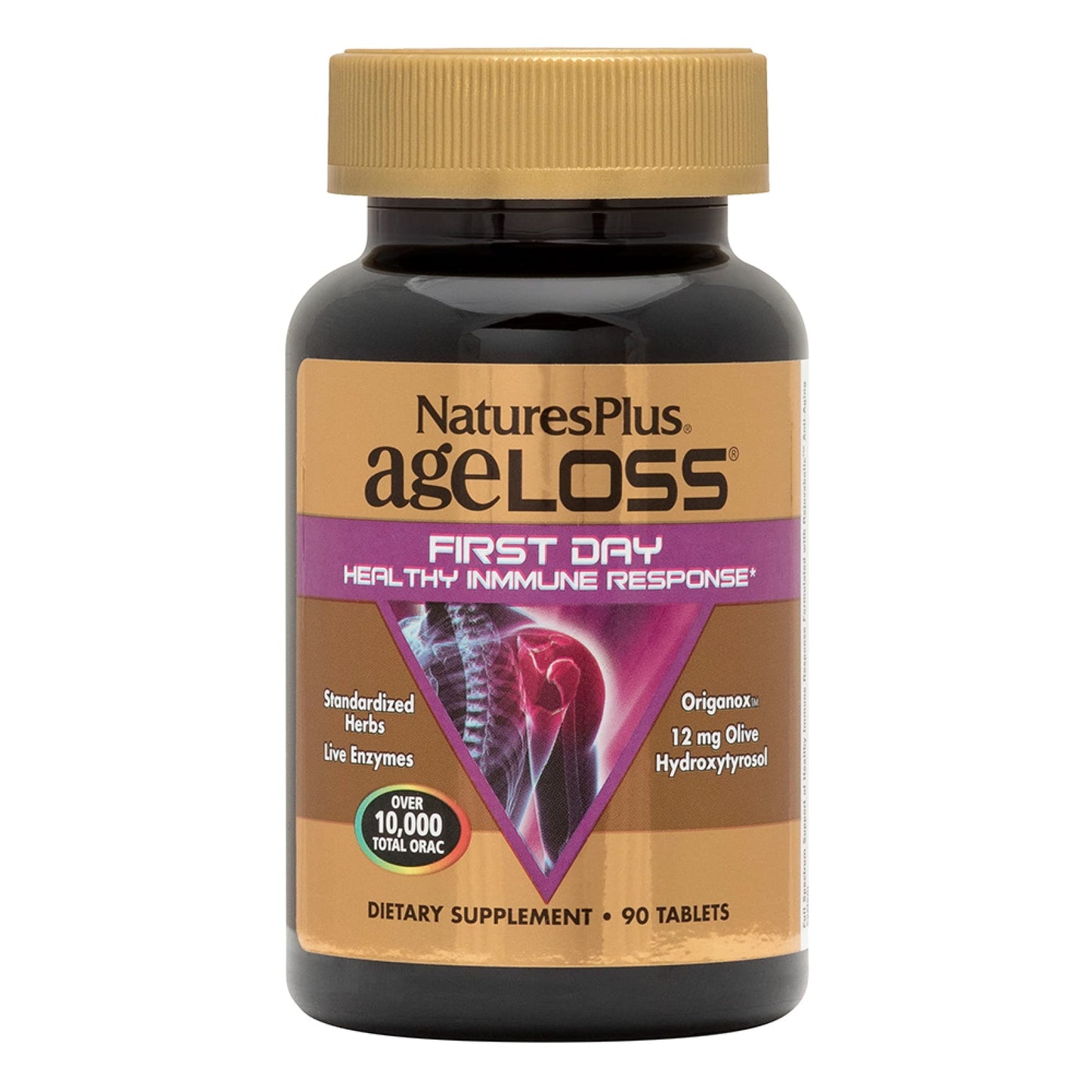 NaturesPlus AgeLoss First Day Healthy Immune Response 90 Tablets