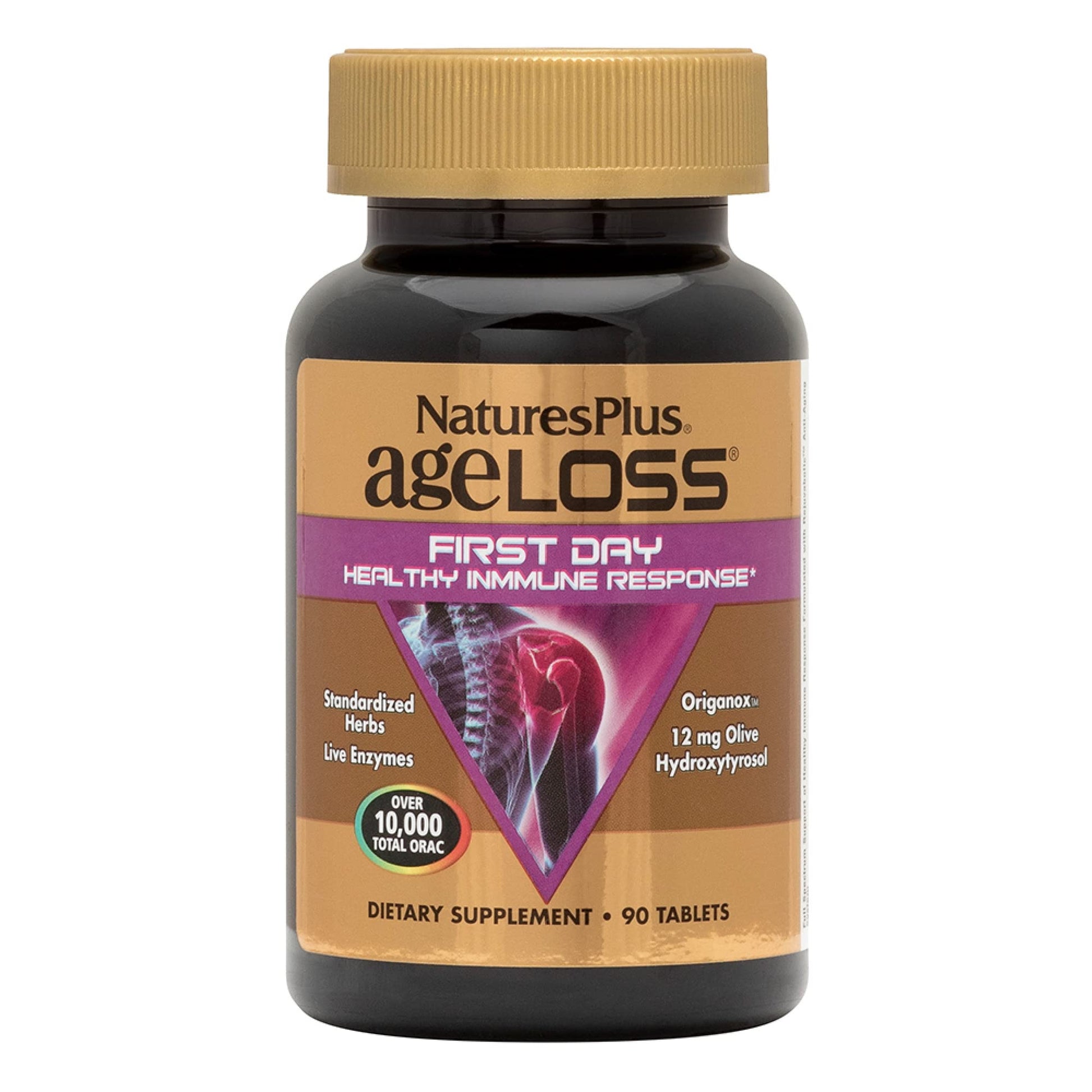 NaturesPlus AgeLoss First Day Healthy Immune Response 90 Tablets