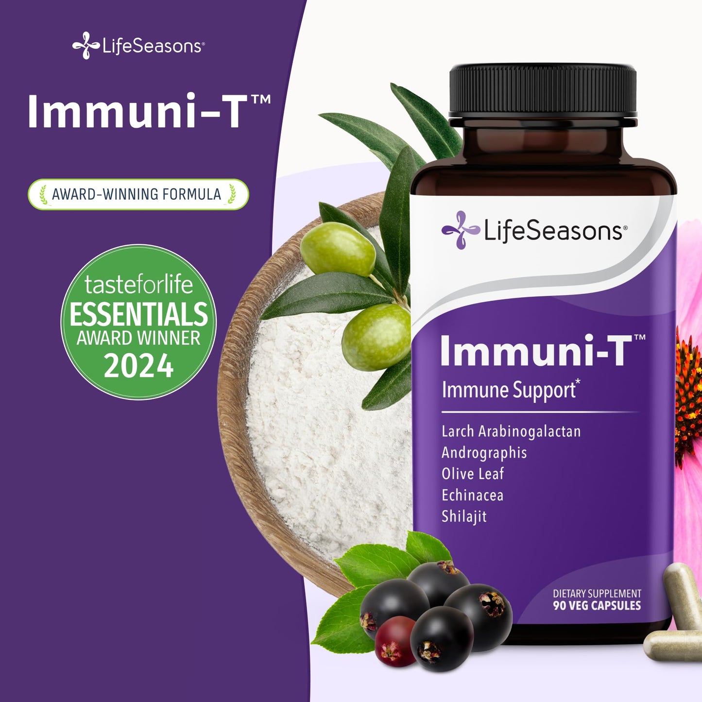 LifeSeasons Immuni-T 90 Capsules