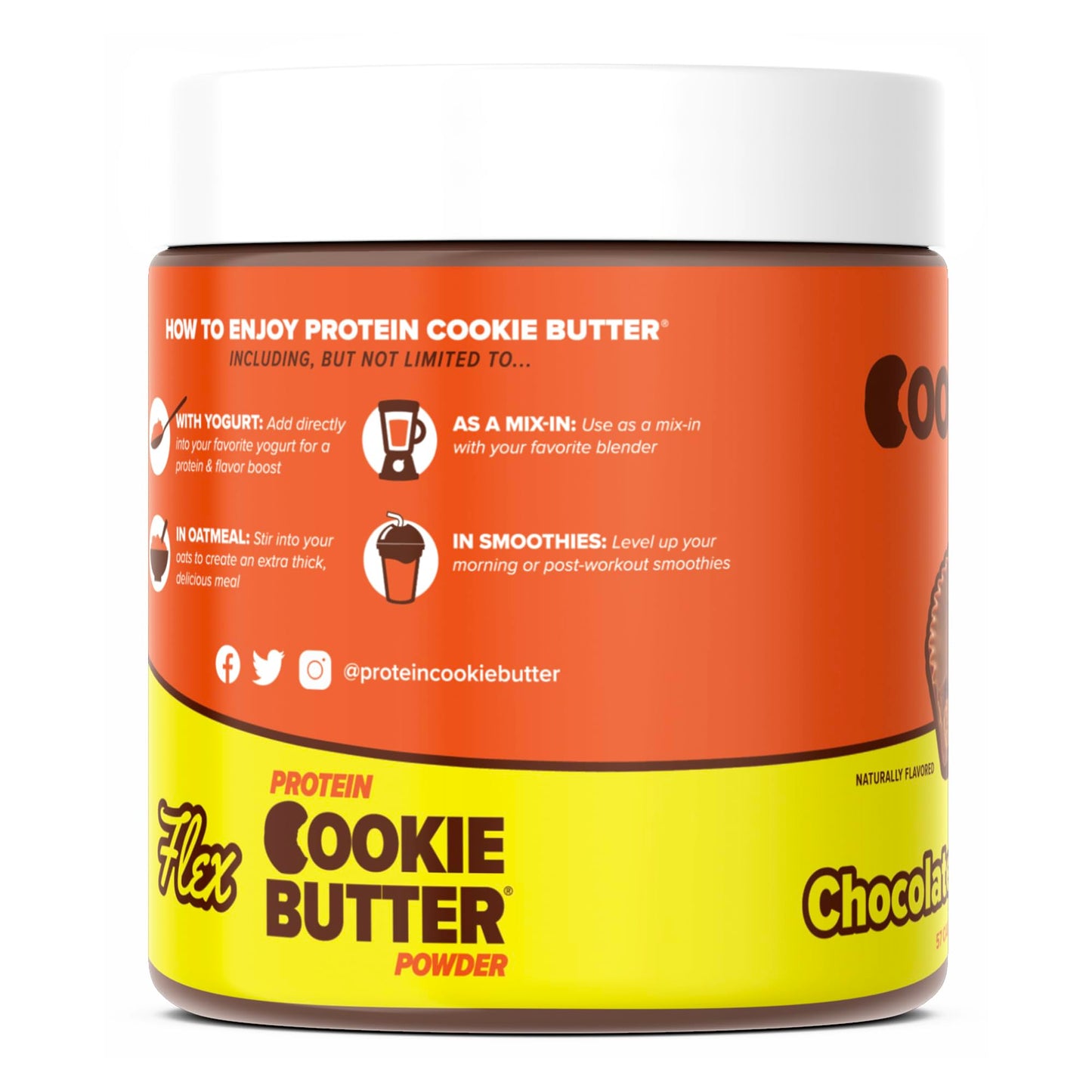 Flexible Dieting Lifestyle Whey Protein Cookie Butter Powder 7.14oz