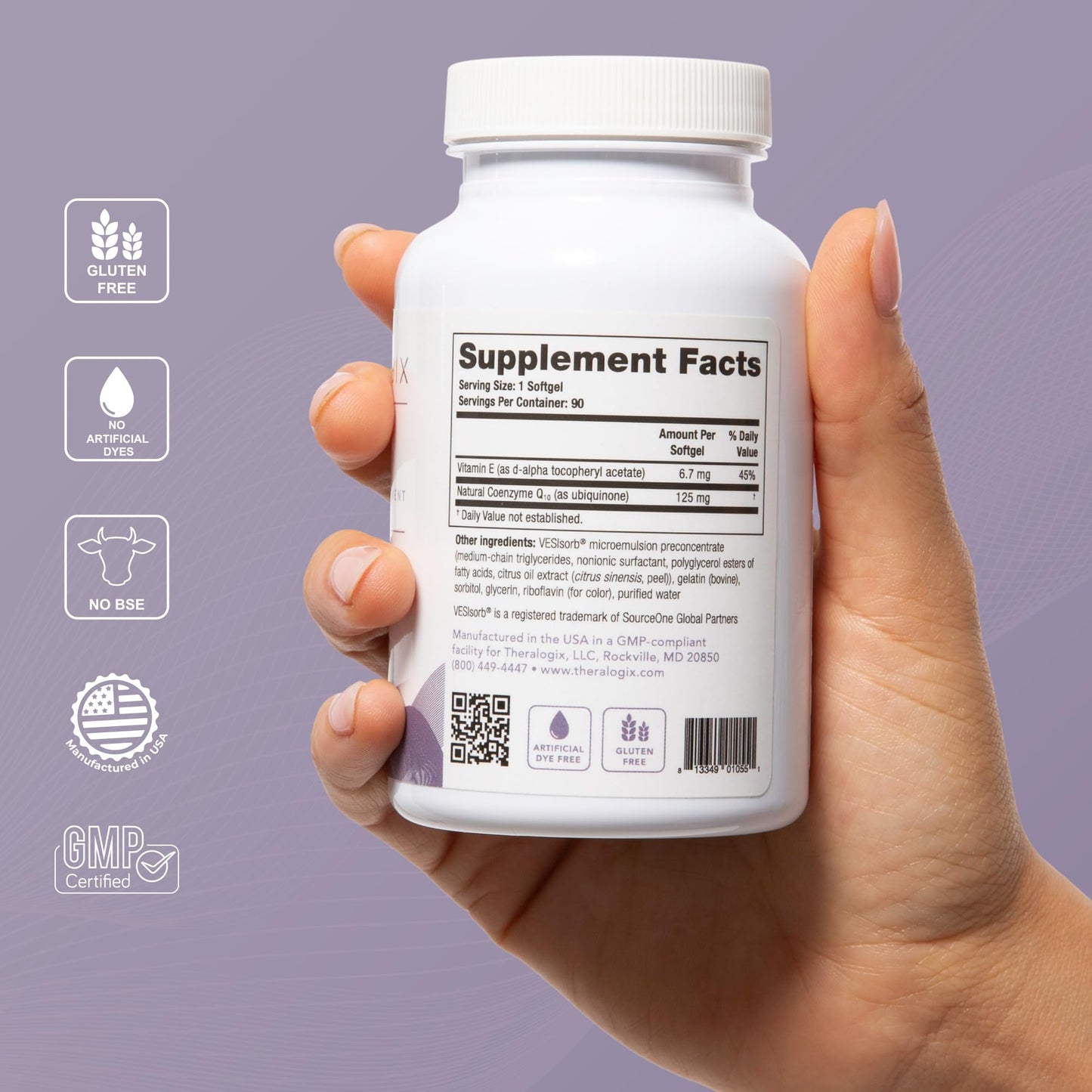 Theralogix NeoQ10 + Theranatal Core Bundle Softgels 180