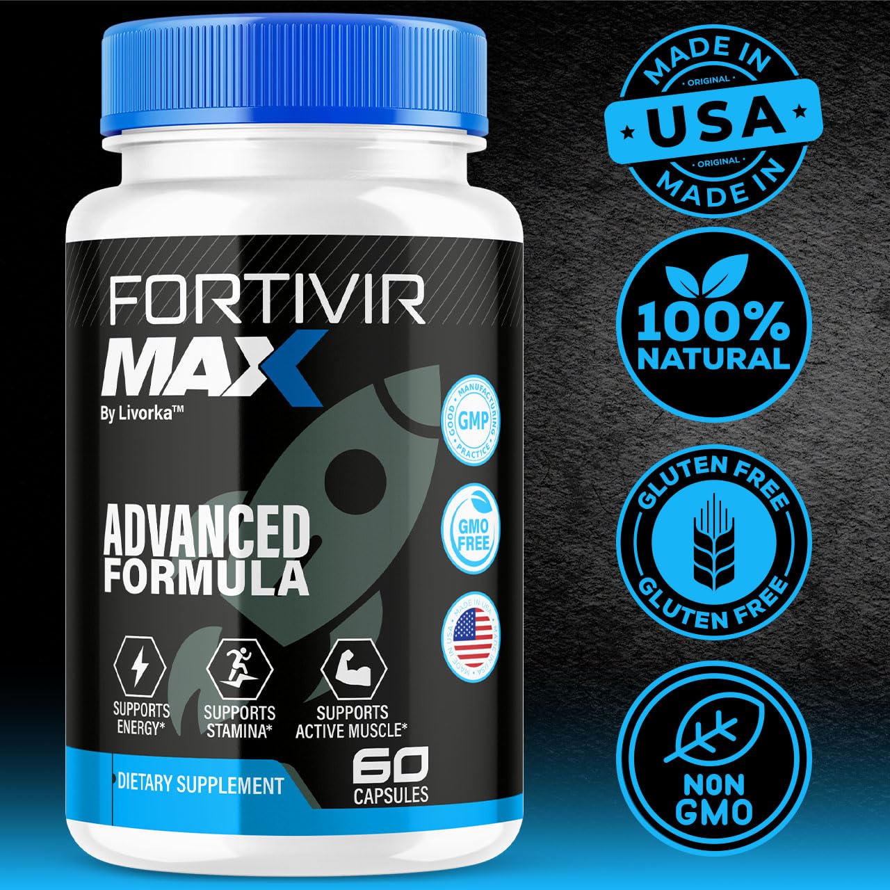 LIVORKA Fortivir Max Capsule, 120 Capsules