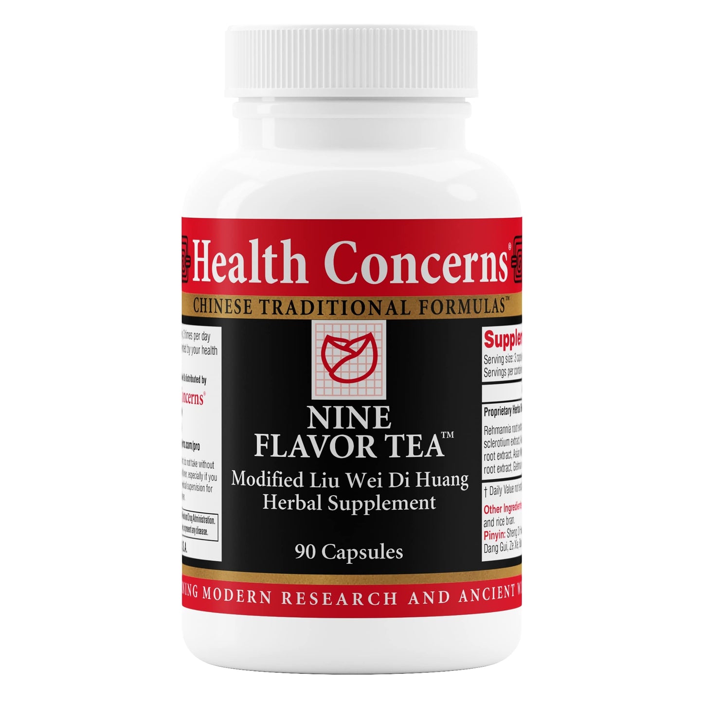 Health Concerns Nine Flavor Tea Capsule, 90 Capsules