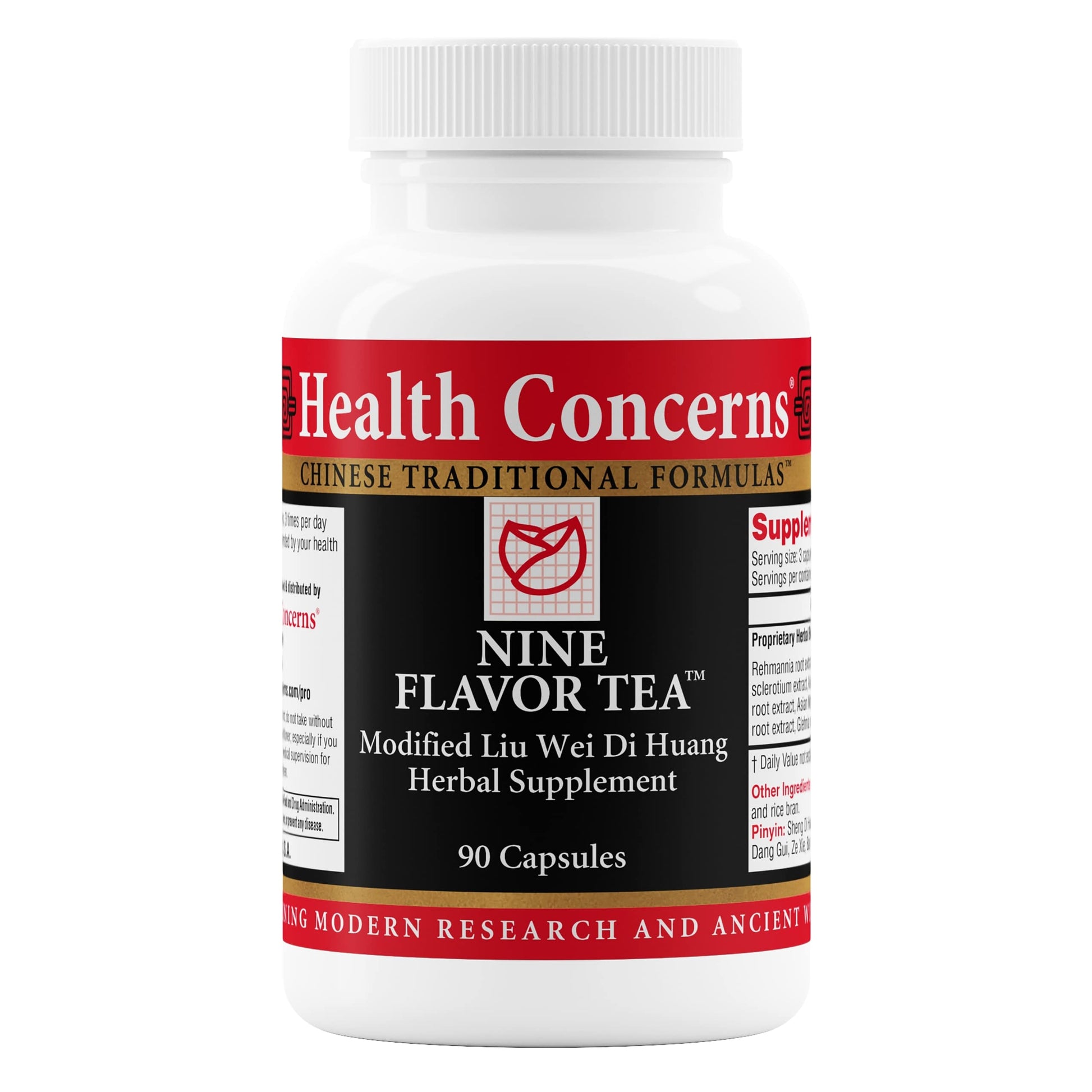 Health Concerns Nine Flavor Tea Capsule, 90 Capsules