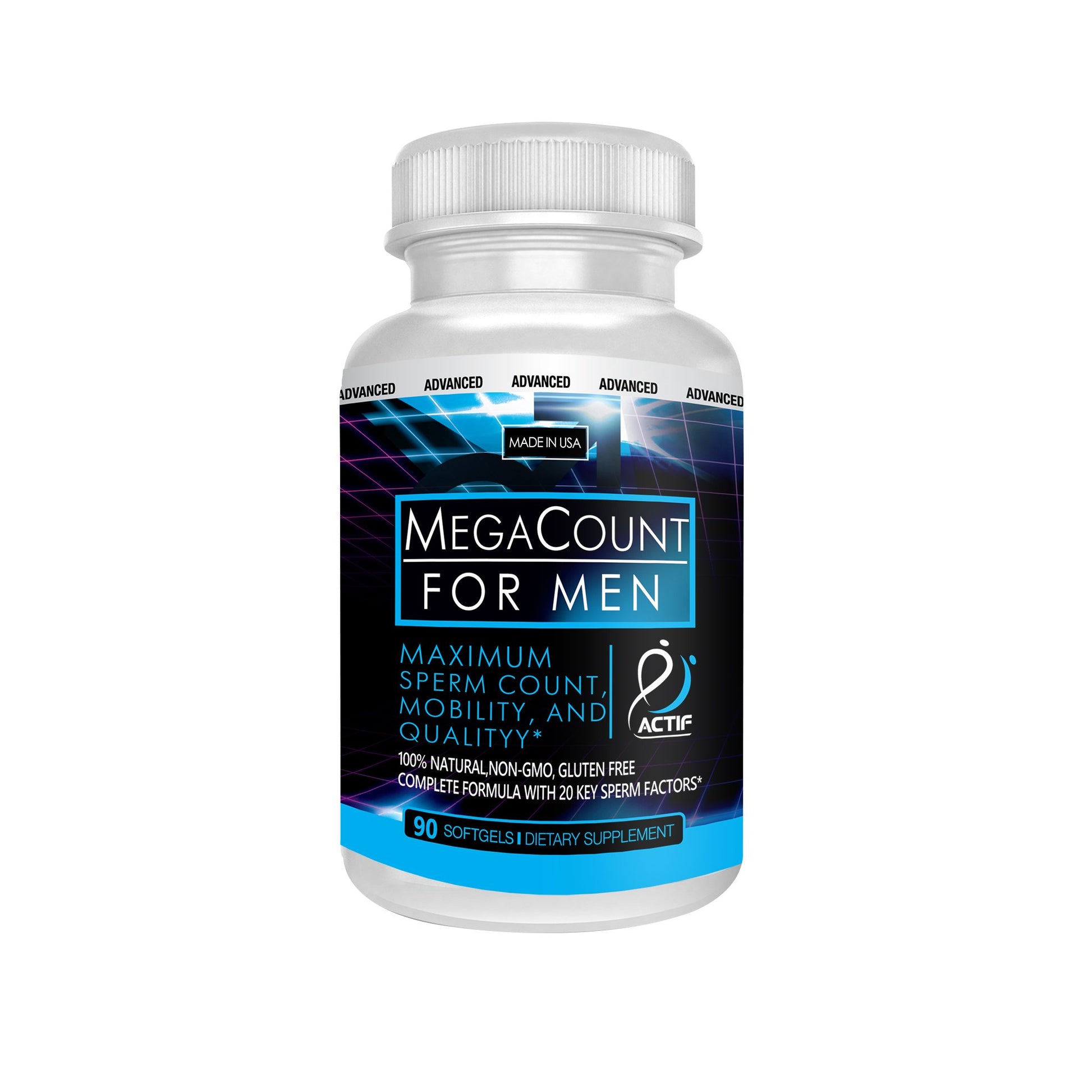 ACTIF MegaCount for Men Softgel 90 Count