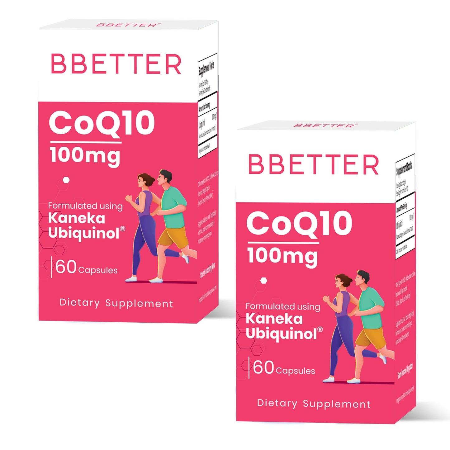 BBETTER CoQ10 100mg, Kaneka Ubiquinol® - Active Form of Coenzyme Q10, 120 Softgels