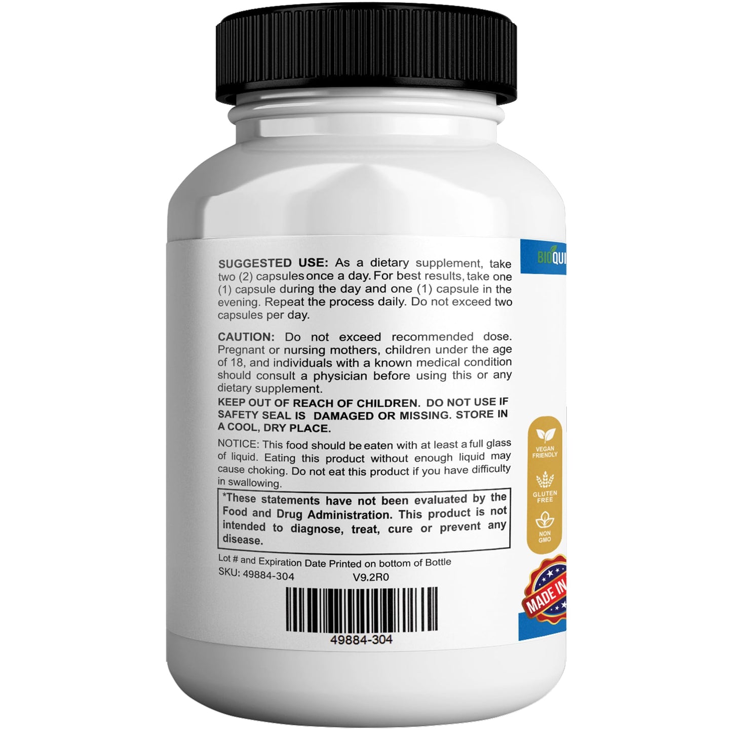 BIOQUIRE LavaSlim Max Natural Dietary Supplement Capsule 60 Capsules