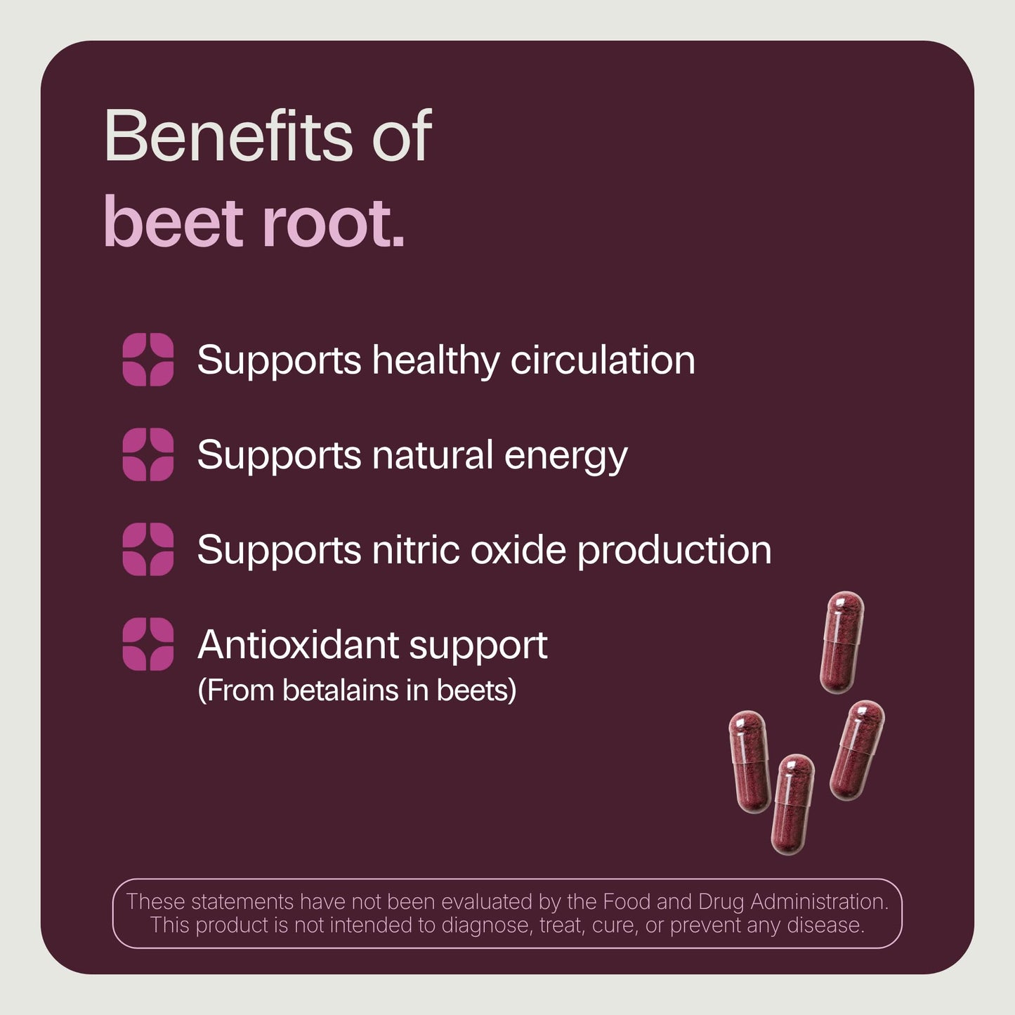 Go Nutra Neetbeet Organic Beet Root Capsules 1300mg Beetroot Supplement, 60 Count