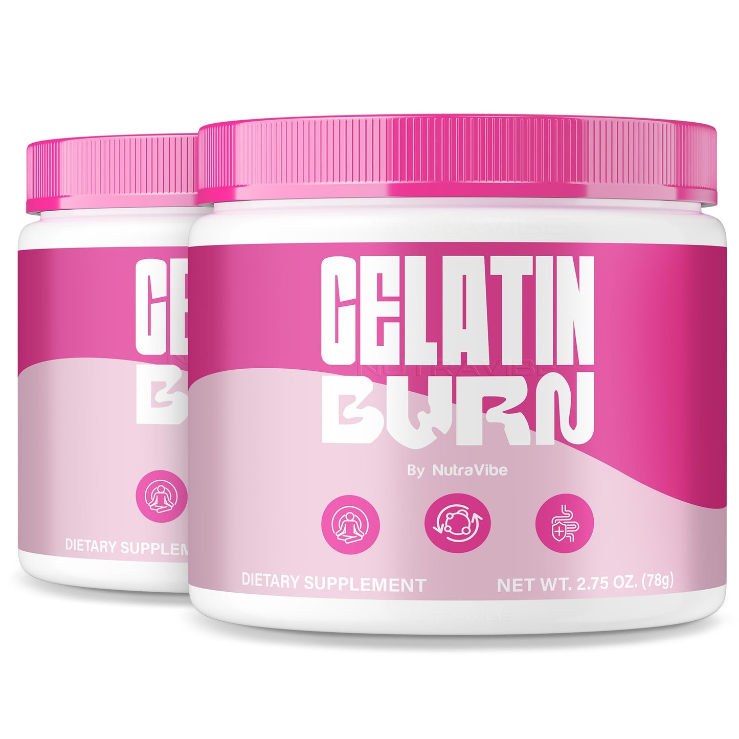 NutraVibe Gelatin Burn Powder 5.5 oz