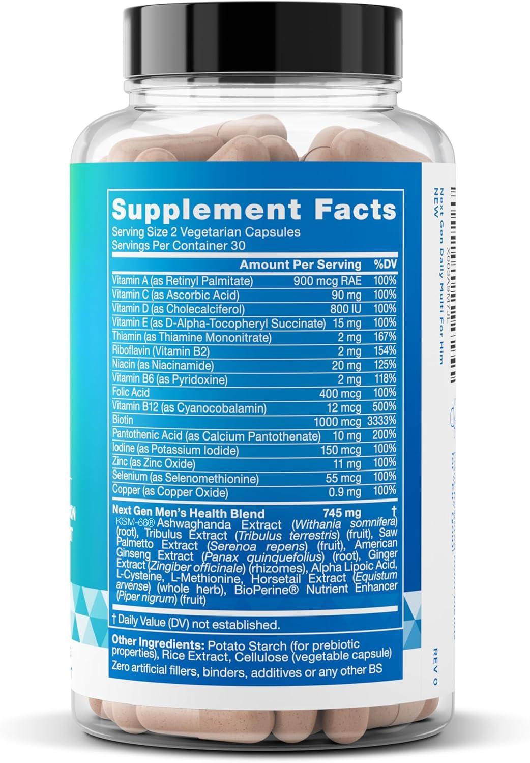 Eu Natural Multivitamin for Men 60 Capsules