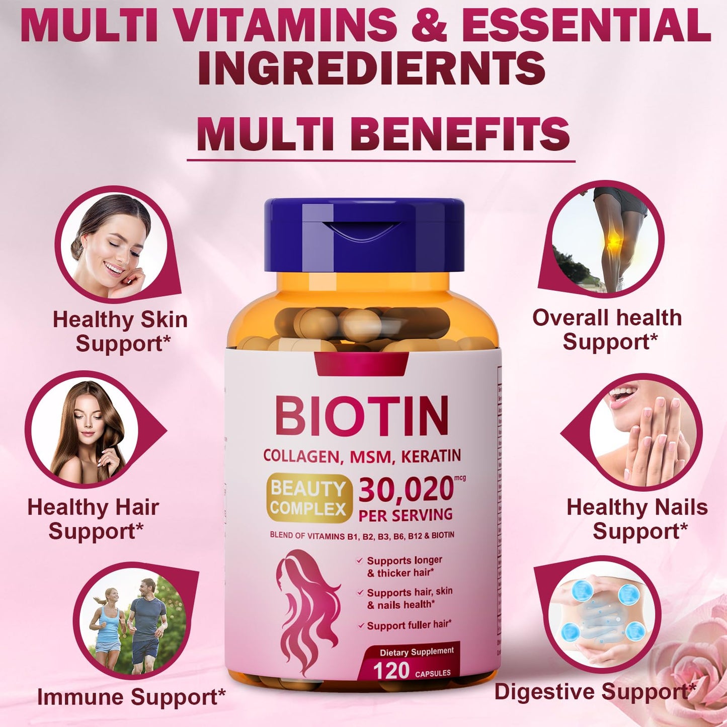 Dr. HR Biotin 10000mcg Capsules 120