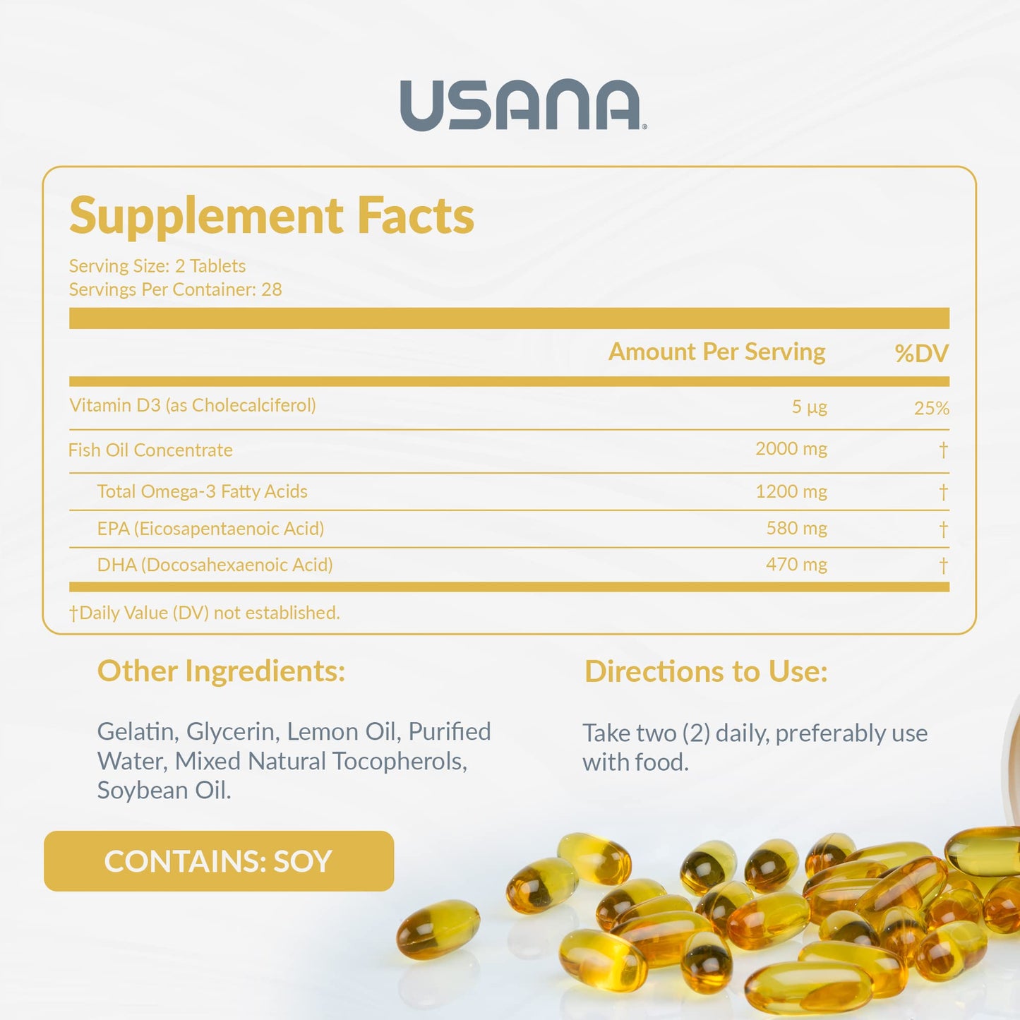 USANA BiOmega 56 Capsules