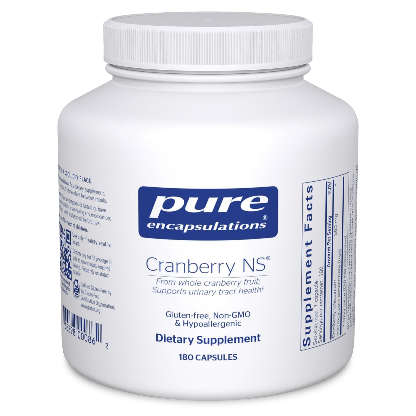 Pure Encapsulations Cranberry NS Capsules, 180 Capsules