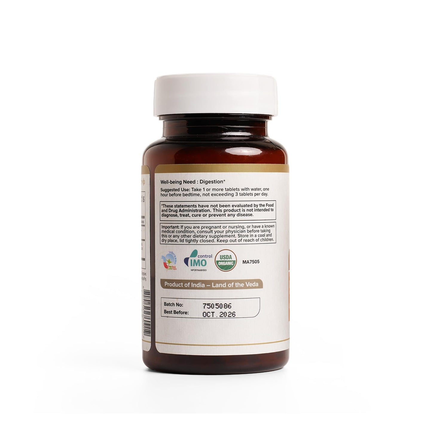 Maharishi Ayurveda Triphala Rose Tablet, 1 Tablet