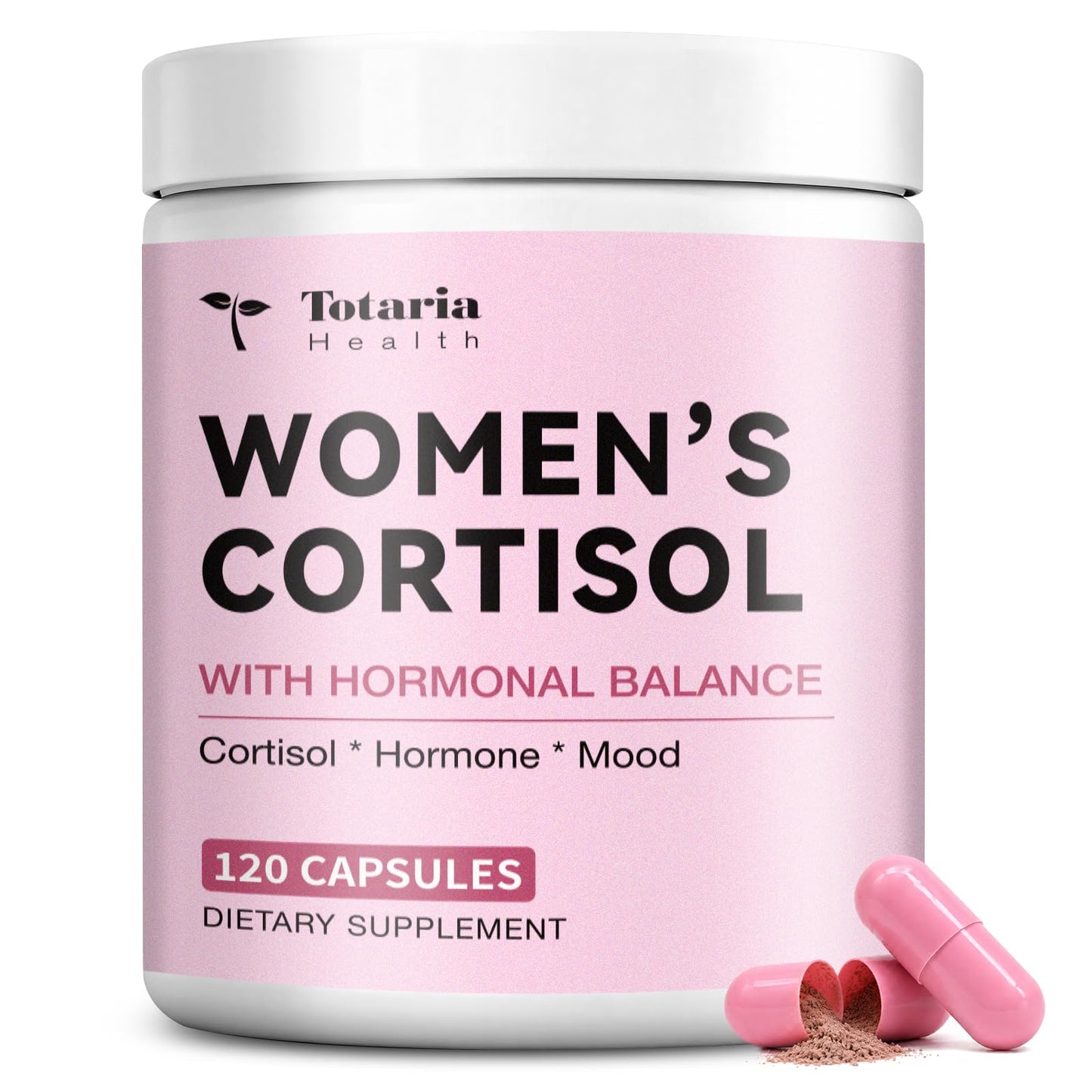 Totaria Women's Cortisol with Hormonal Balance Capsule 120 Count