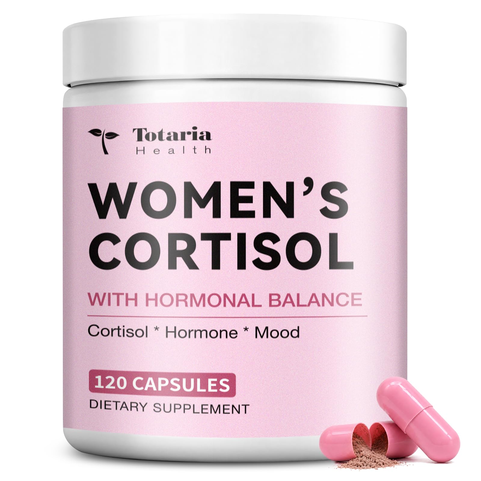 Totaria Women's Cortisol with Hormonal Balance Capsule 120 Count