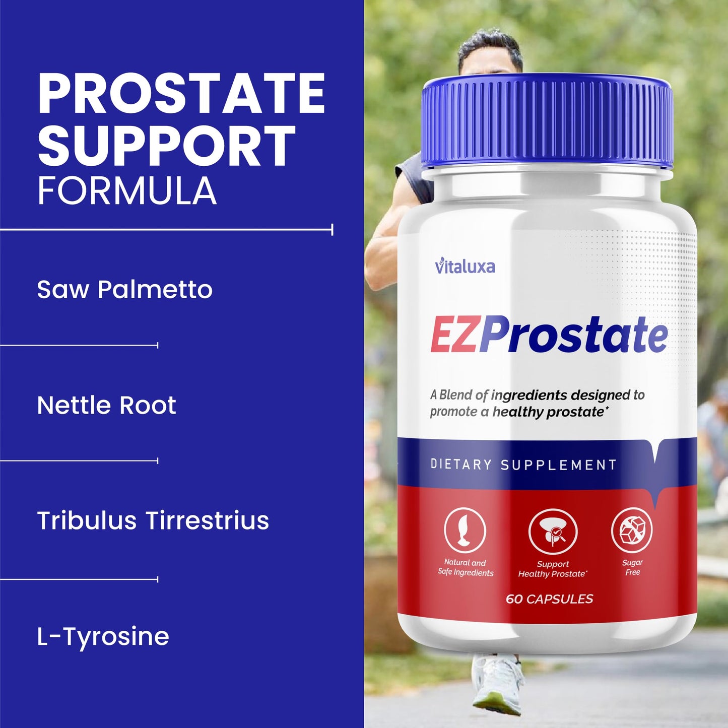 Vitaluxa EZ Prostate 120 Capsules
