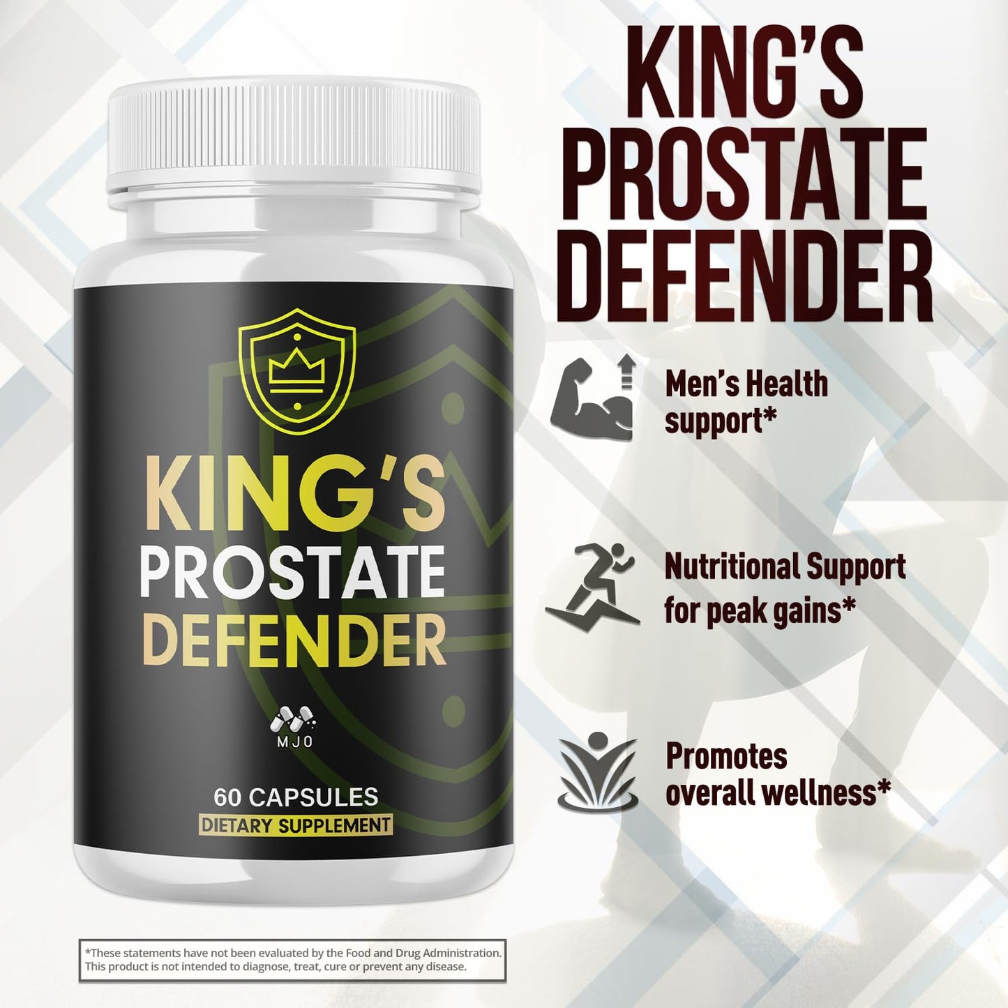 MJO Kings Prostate Defender Capsule, 120 Count