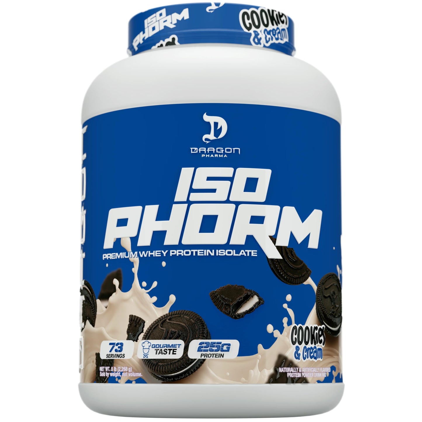 Dragon Pharma Isophorm Hydrolized Whey Protein Isolate Premium Whey Protein Powder, Fast Absorption, 32 Servings