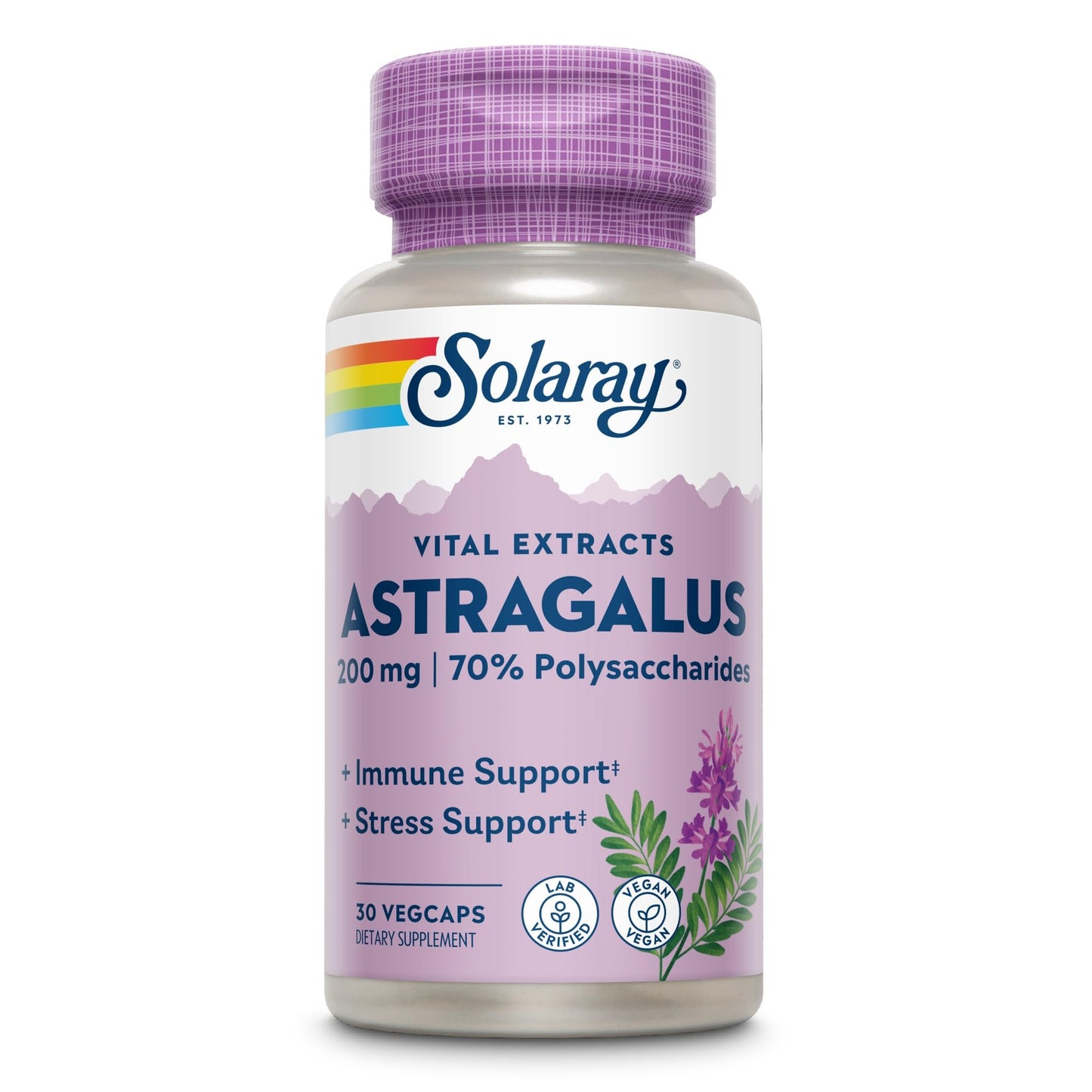 Solaray Astragalus Extract 200mg Capsule 30