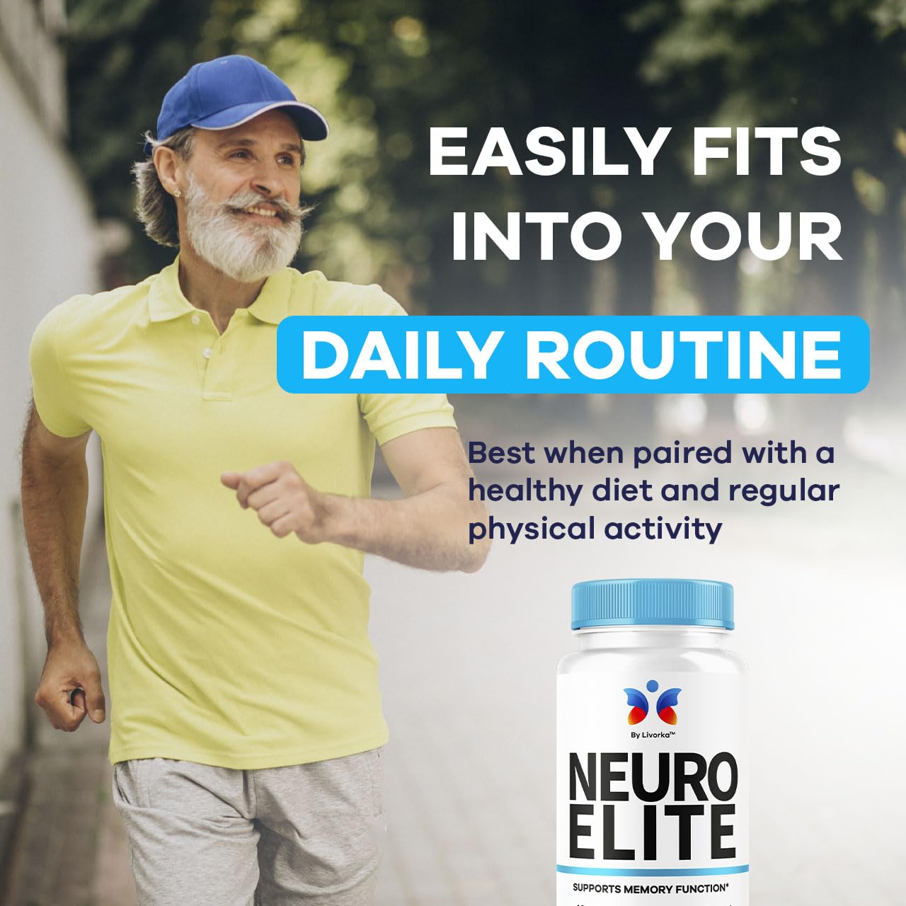 LIVORKA Neuro Elite Brain & Memory Support Capsules, 60 Capsules
