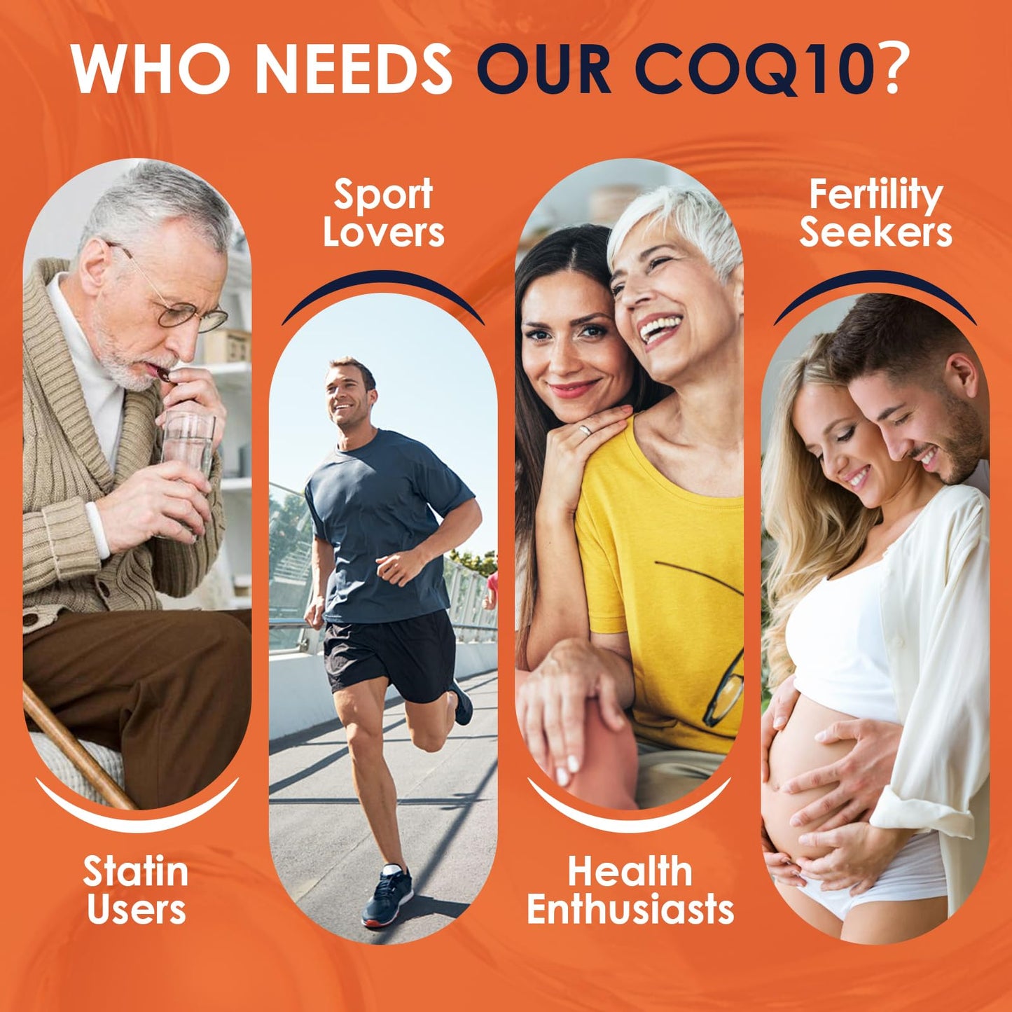 NATURE TARGET Ubiquinol CoQ10 600mg Capsule with PQQ & Turmeric, High Absorption CoQ10 Supplement with ALA & Black Pepper, Antioxidant for Brain Health, Energy Production, 120 Count