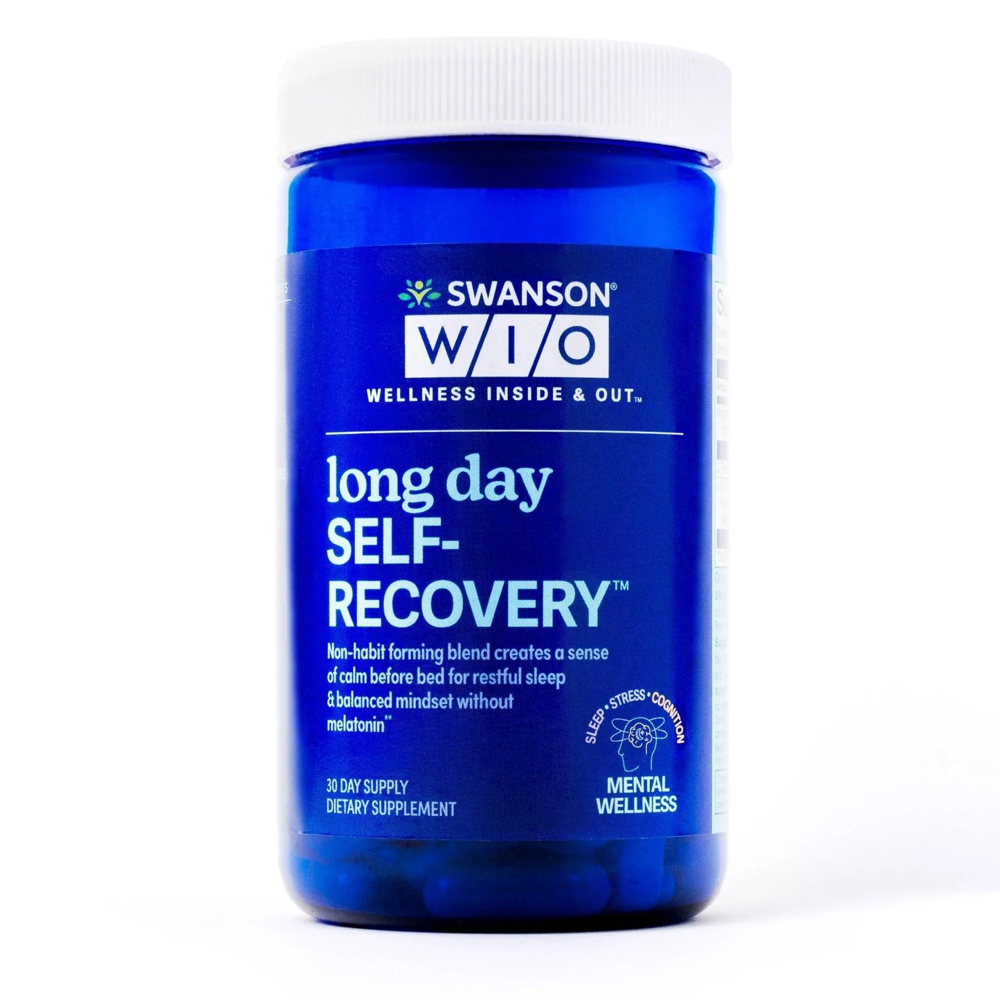 Swanson WIO Long Day Self-Recovery Calm, 60 Capsules