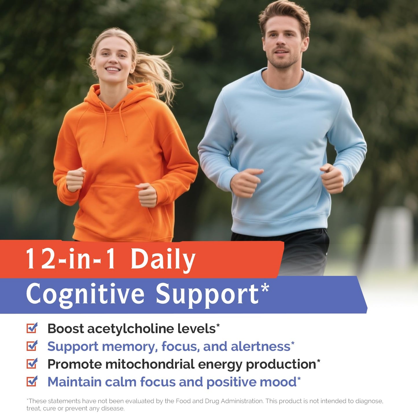 Innate Vitality 12-in-1 Brain Supplement Capsules, 60 Count