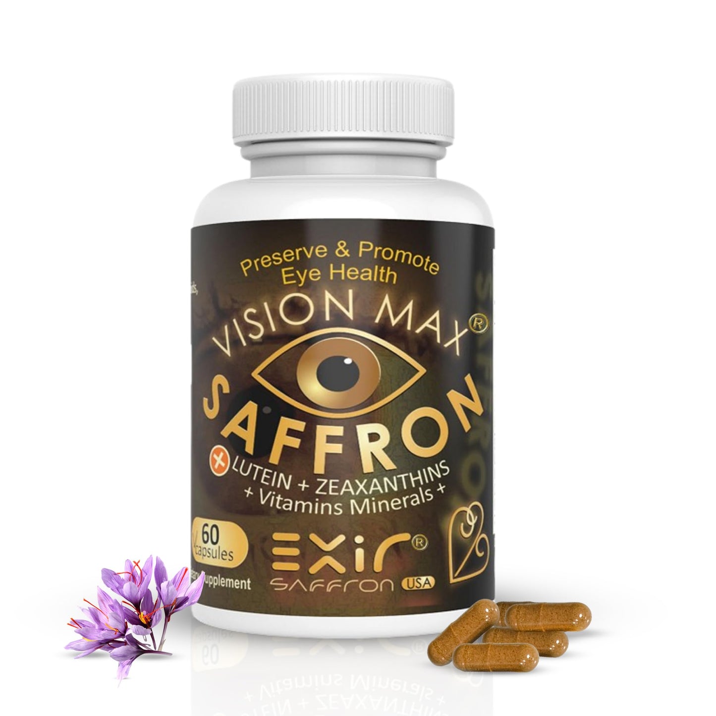 Vision Max Eye Vitamins Supplement Capsule, 60 Capsules