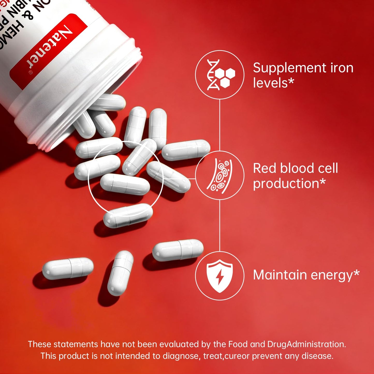 Natener Iron Supplement Capsule 60 Capsules