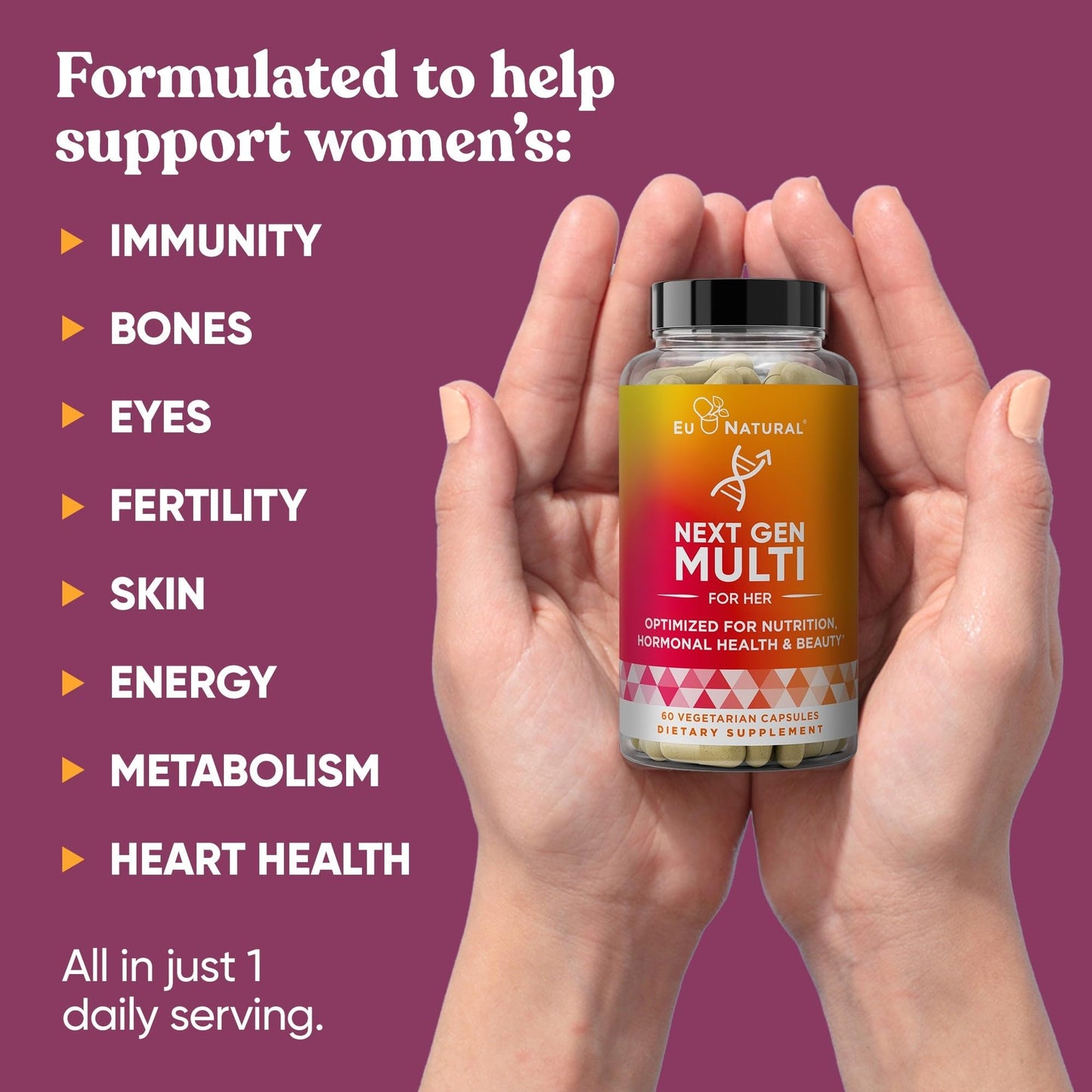 Eu Natural Next Gen Multivitamin for Women 60 Capsules